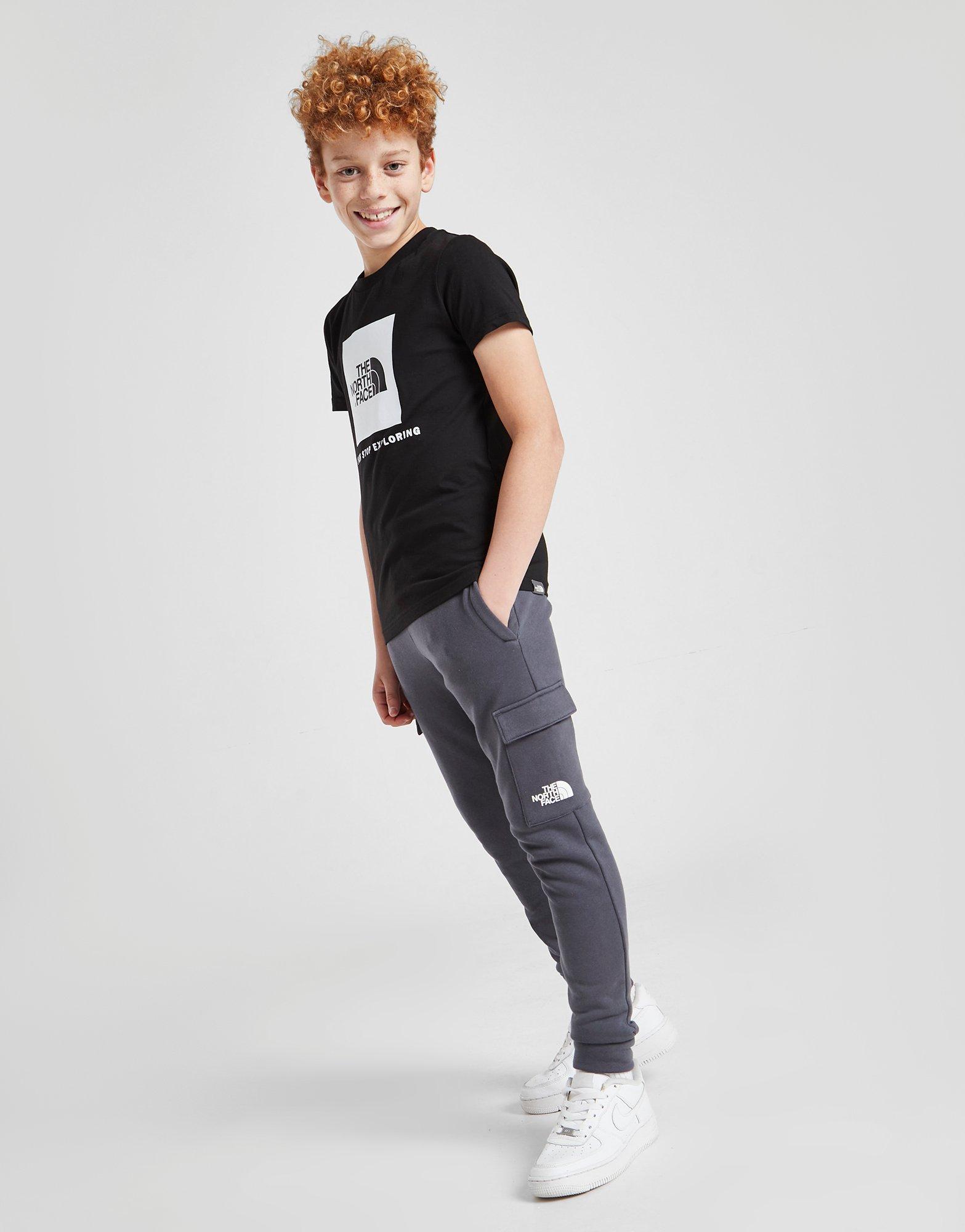 north face joggers junior grey