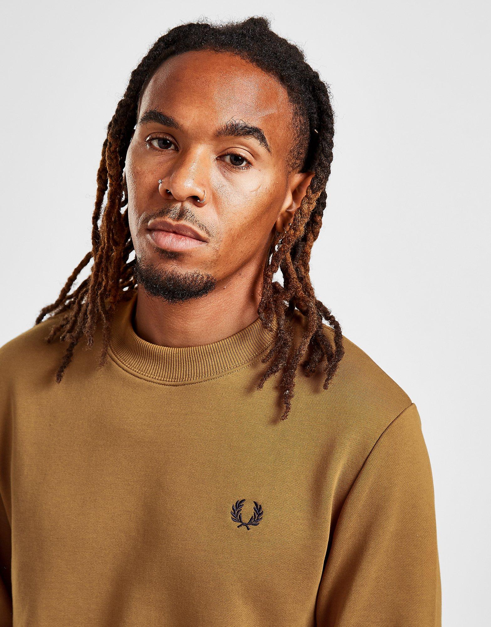 Fred Perry Twin Tip Crew Sweatshirt Herre