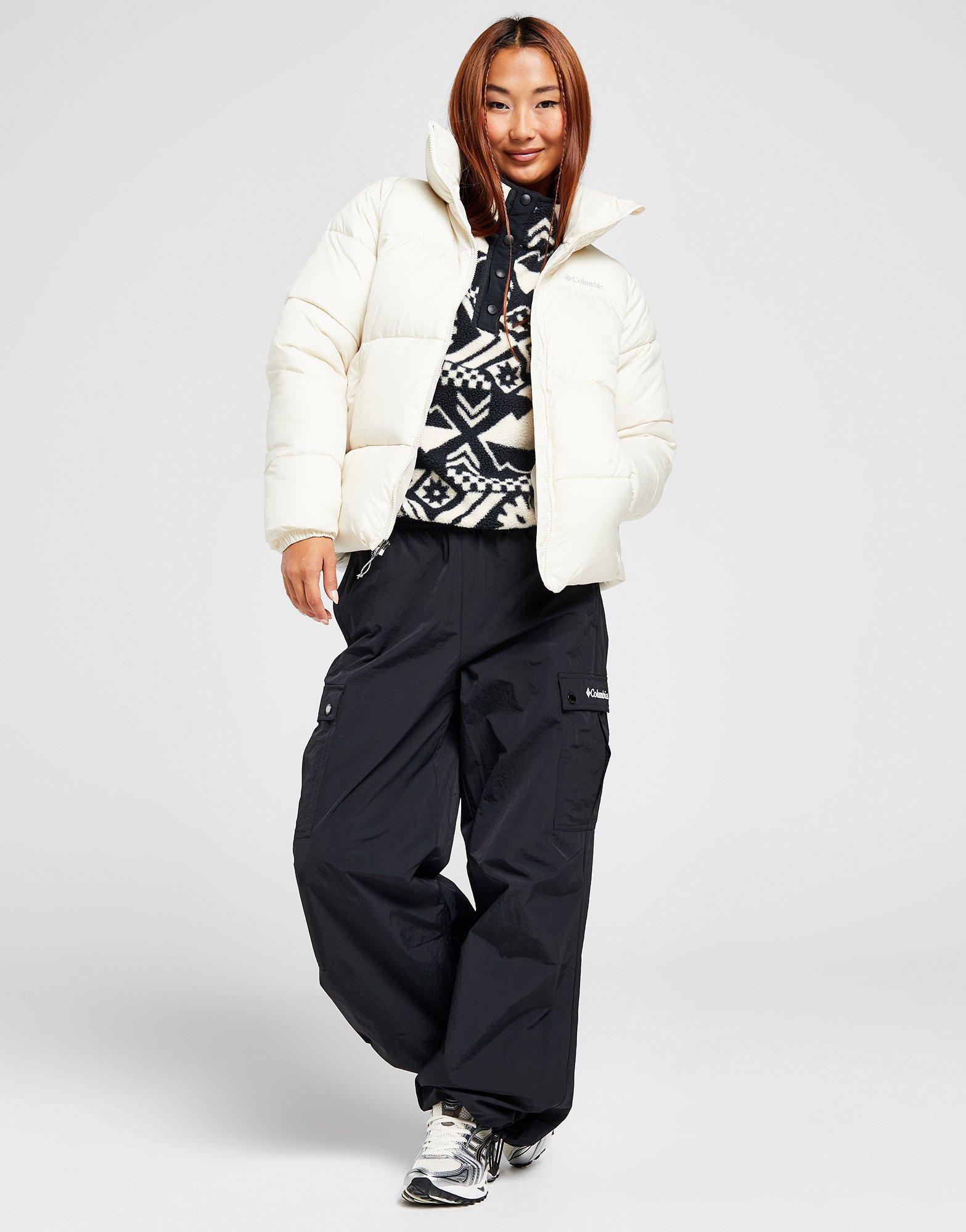 Columbia white puffer on sale jacket