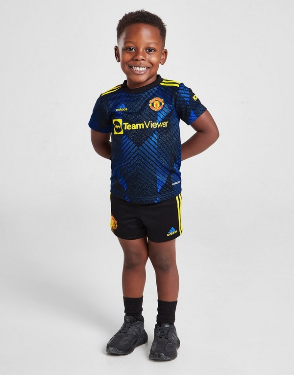 Blue adidas Manchester United Fc 2021/22 Third Kit Infant Pre - JD Sports
