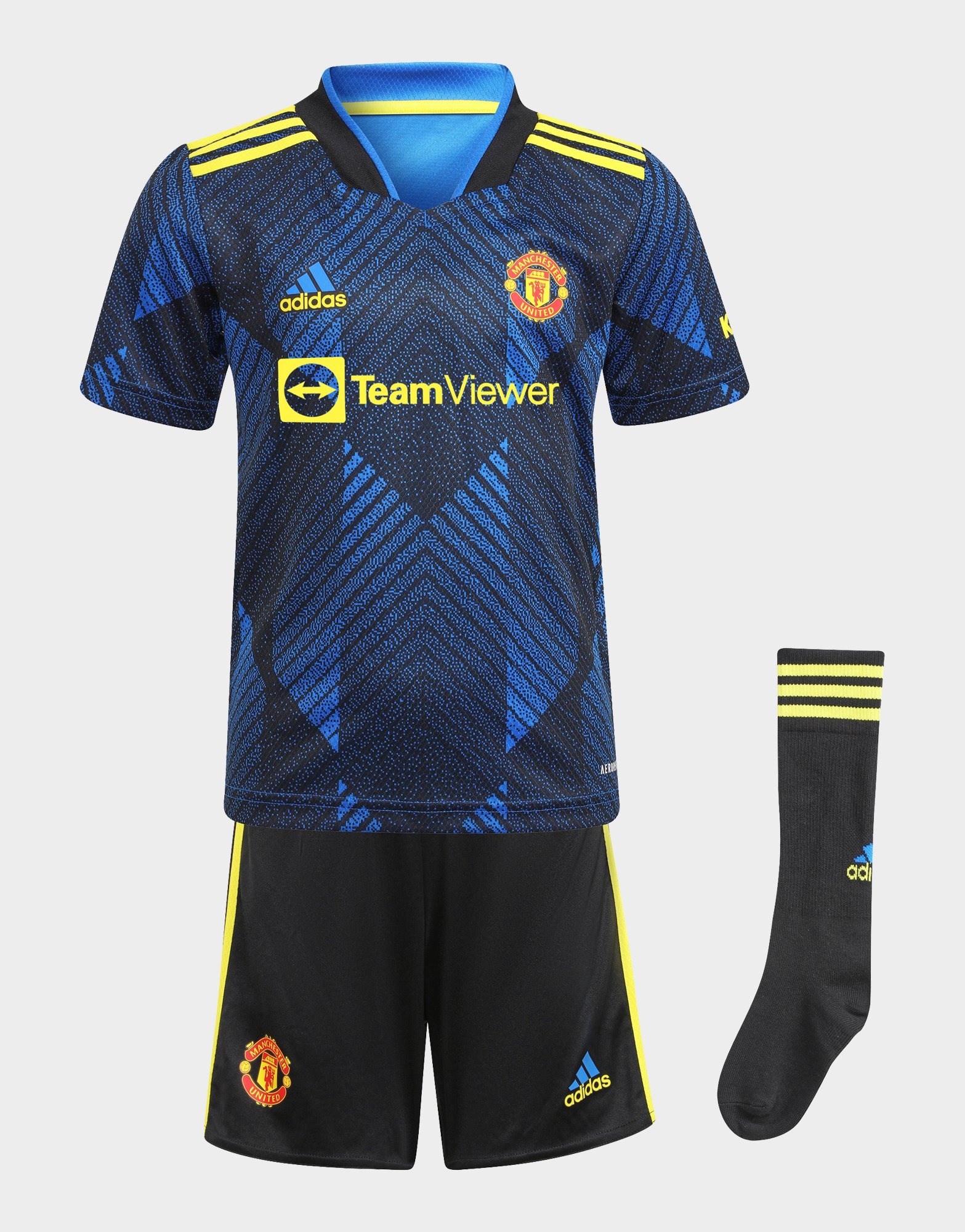 Men's adidas Blue Manchester United 2021/22 Third Replica Jersey