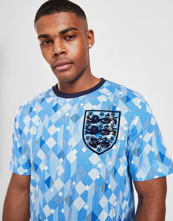 Score Draw England 90 Training Retro T Shirt Herren Blau Jd Sports