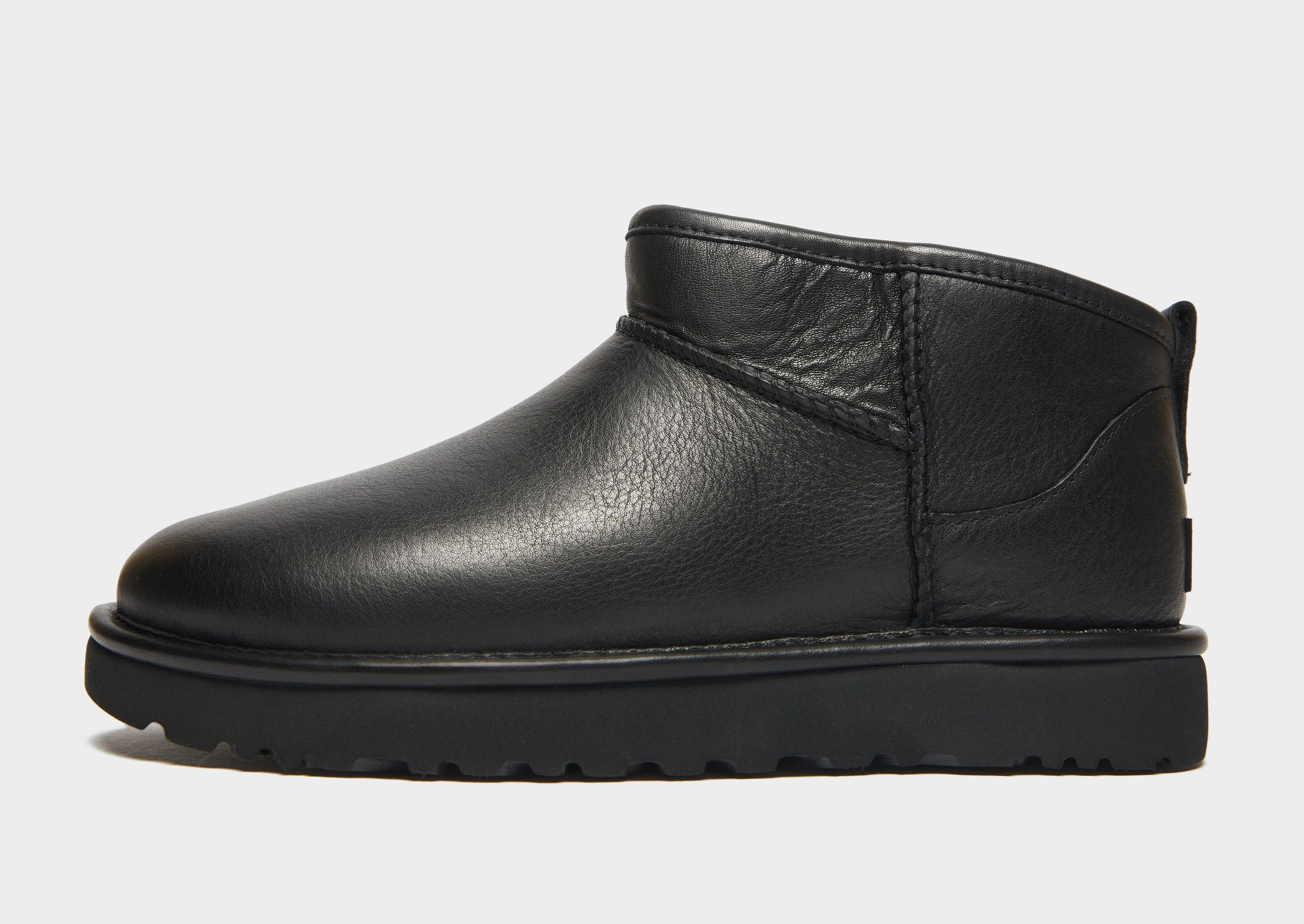 Ugg classic best sale mini leather black