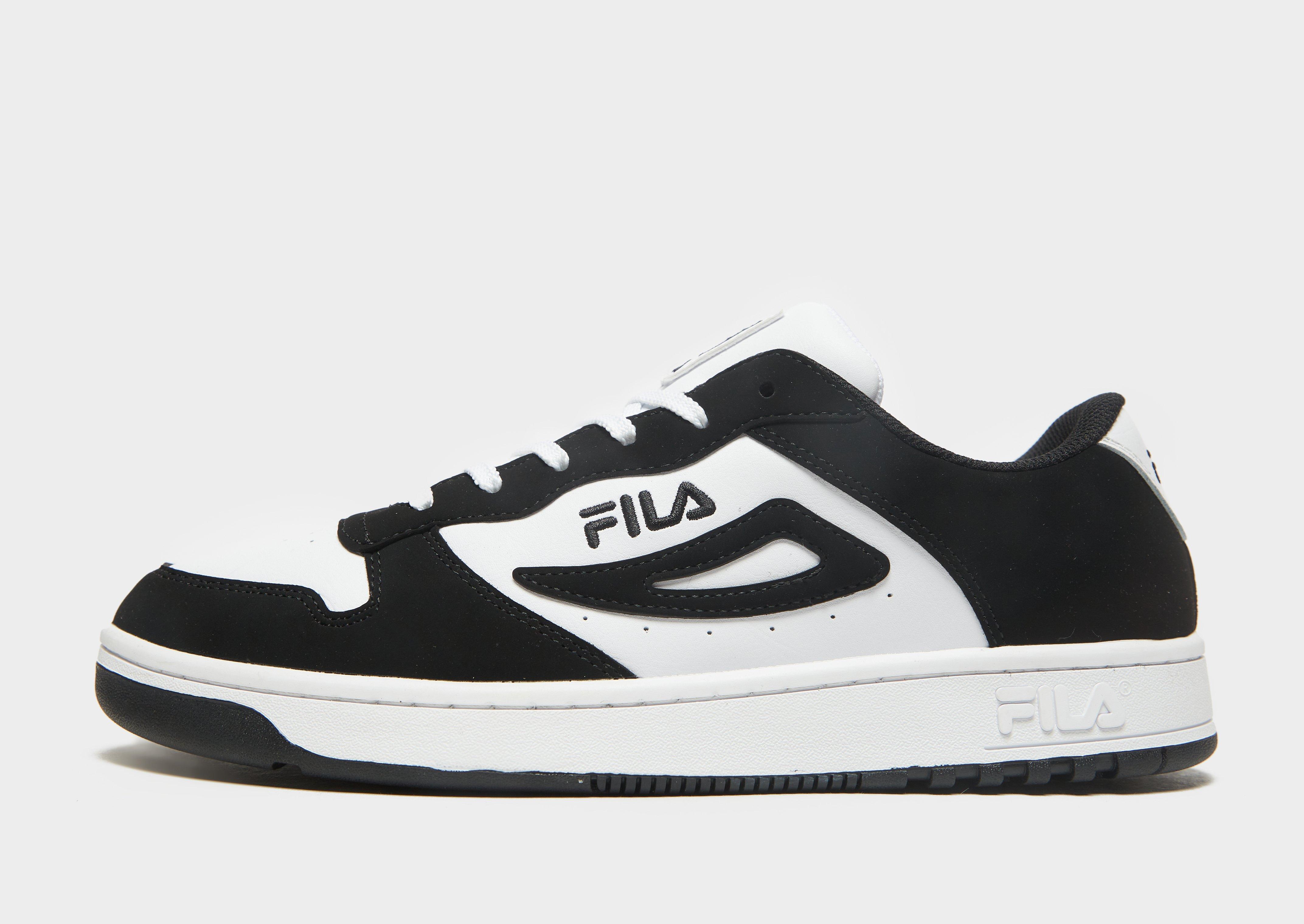 white and black fila