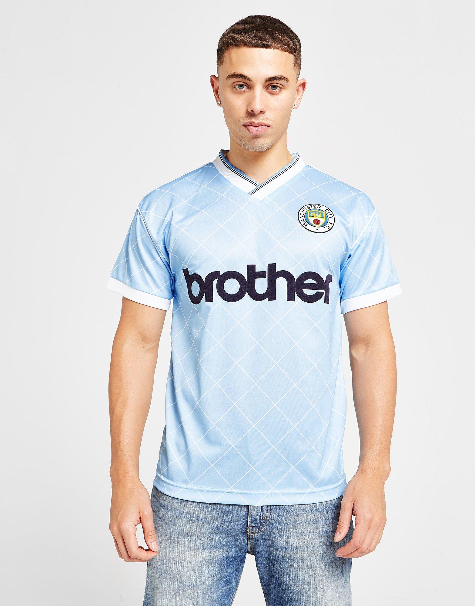 Blue Score Draw Manchester City FC '88 Home Retro Shirt | JD Sports UK