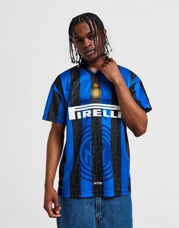 Moeras Kalksteen Sluier Blue Score Draw Inter Milan '98 Home Retro Shirt | JD Sports Global