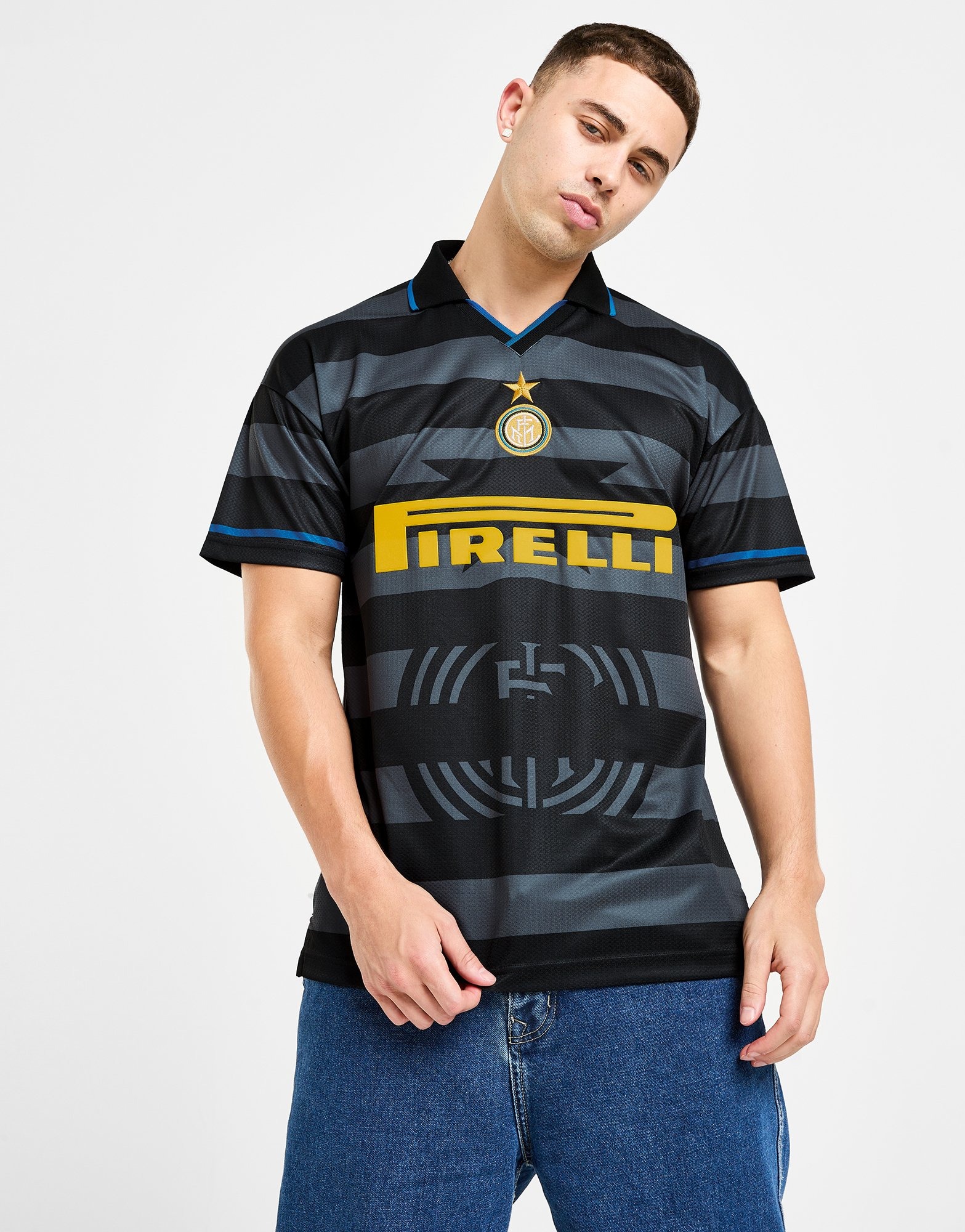 Grey Score Draw Inter Milan '98 Away Retro Shirt | JD Sports UK