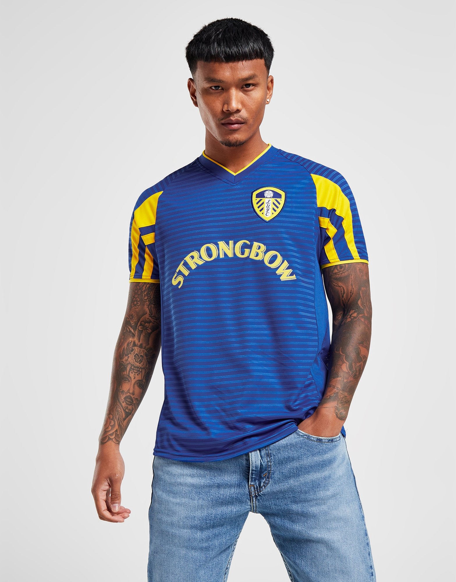Blue Score Draw Leeds United FC 2001 Third Retro Shirt - JD Sports