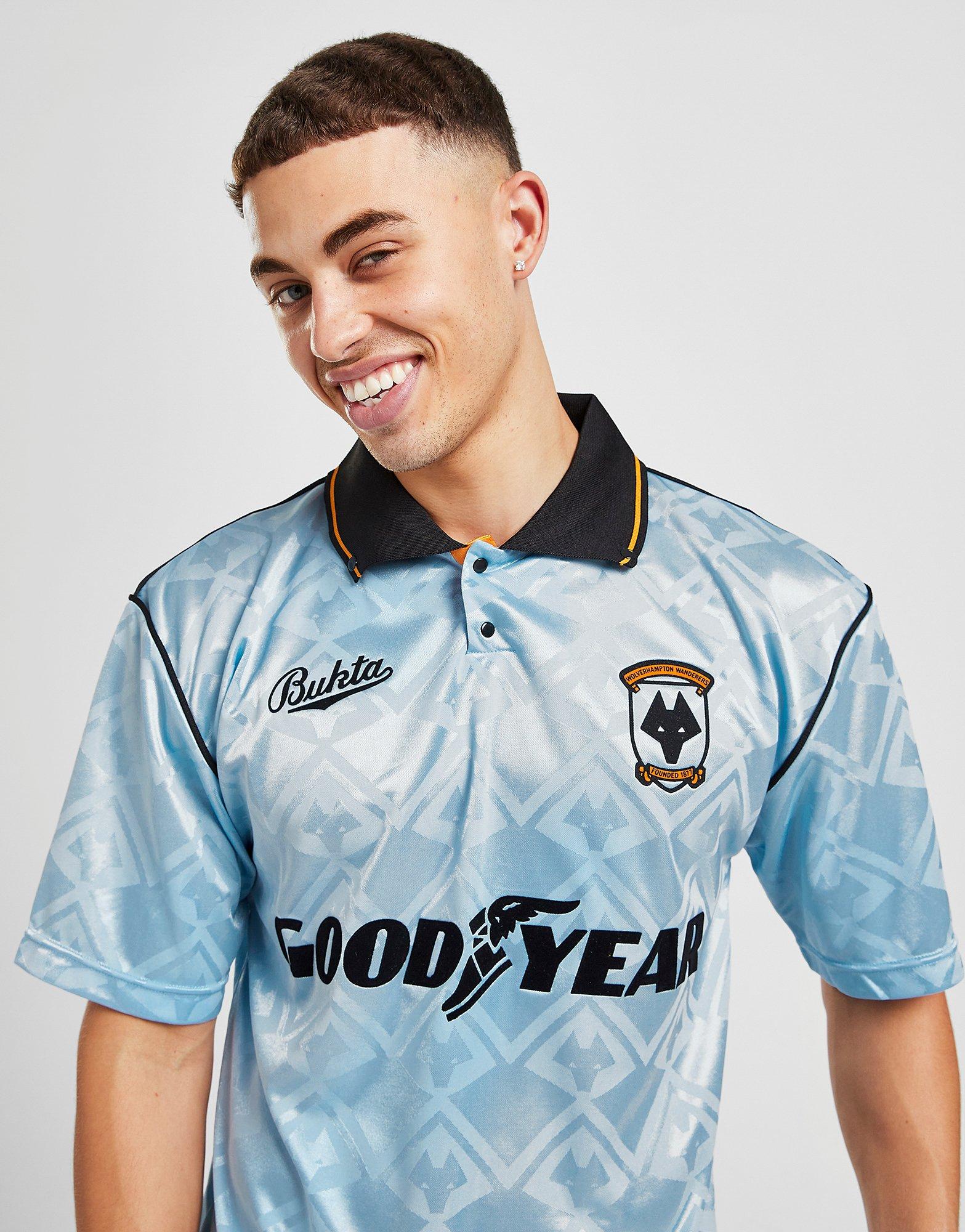 Score Draw Wolverhampton Wanderers FC '92 Away Retro Shirt