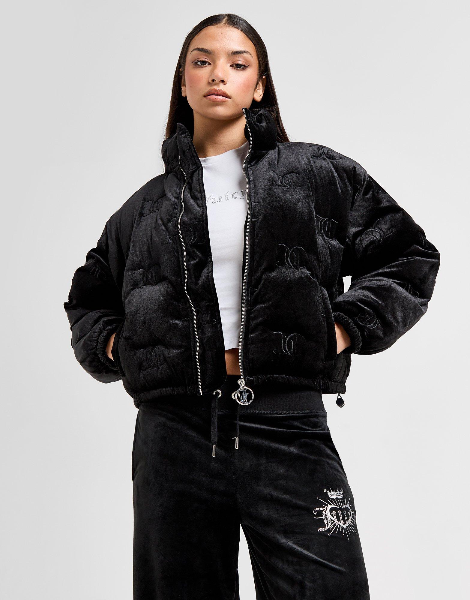 Juicy couture jacket outlet with fur hood