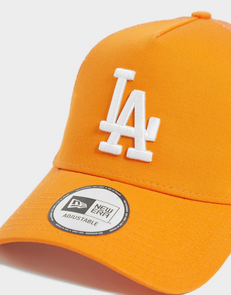 Orange New Era MLB 9FORTY LA Dodgers Trucker Cap | JD Sports