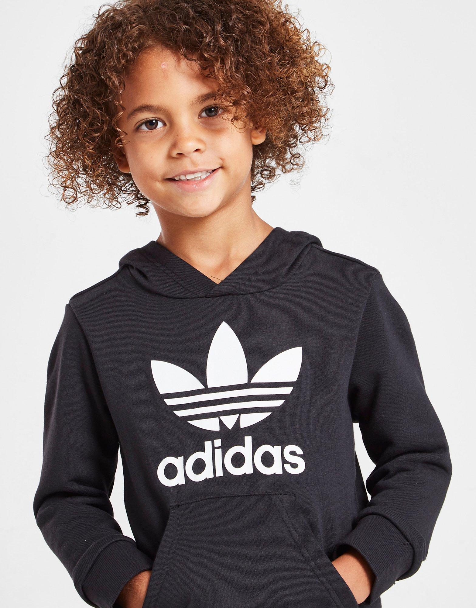 Boys adidas hot sale trefoil hoodie