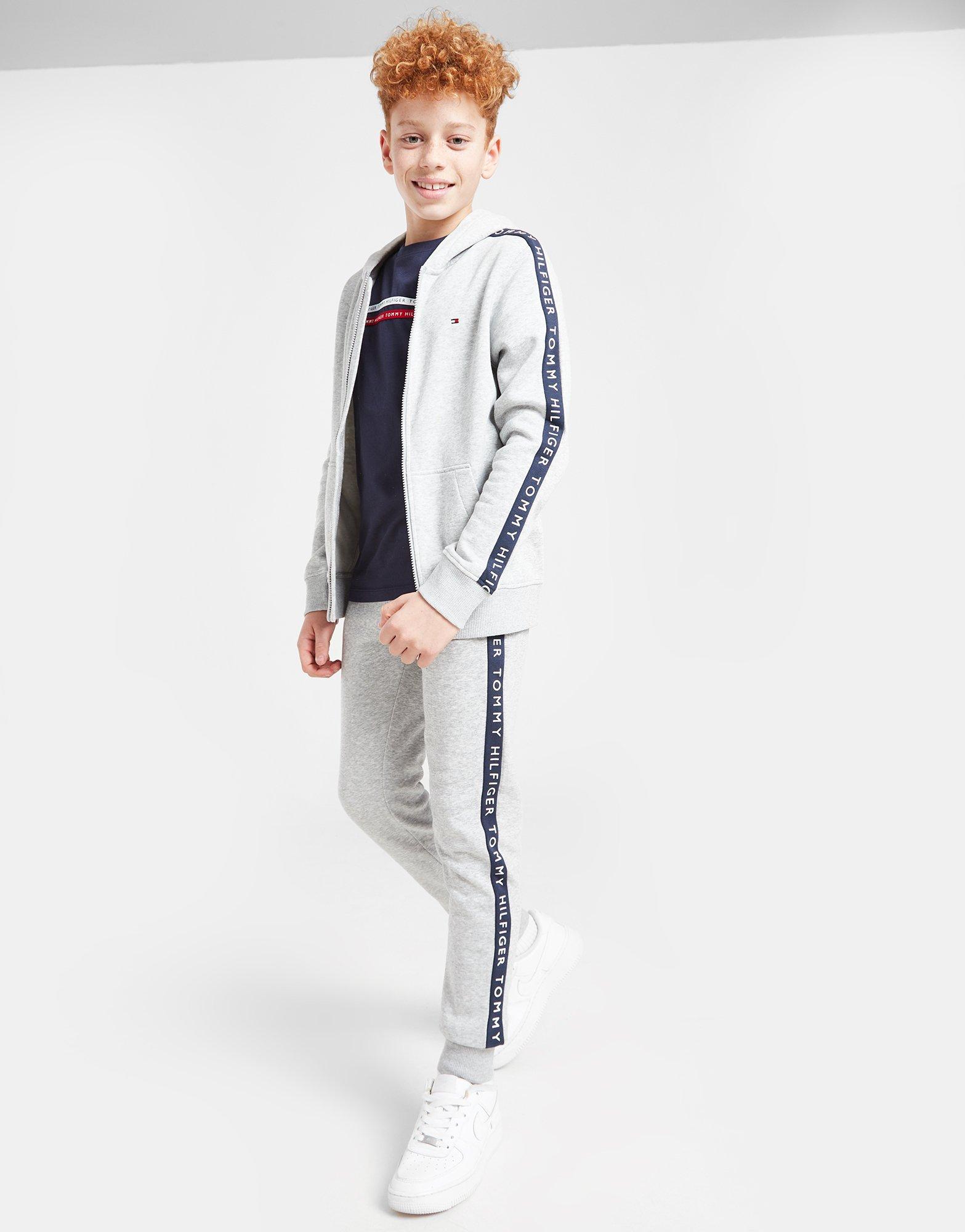 Tommy Hilfiger Tape Zip Hoodie Junior