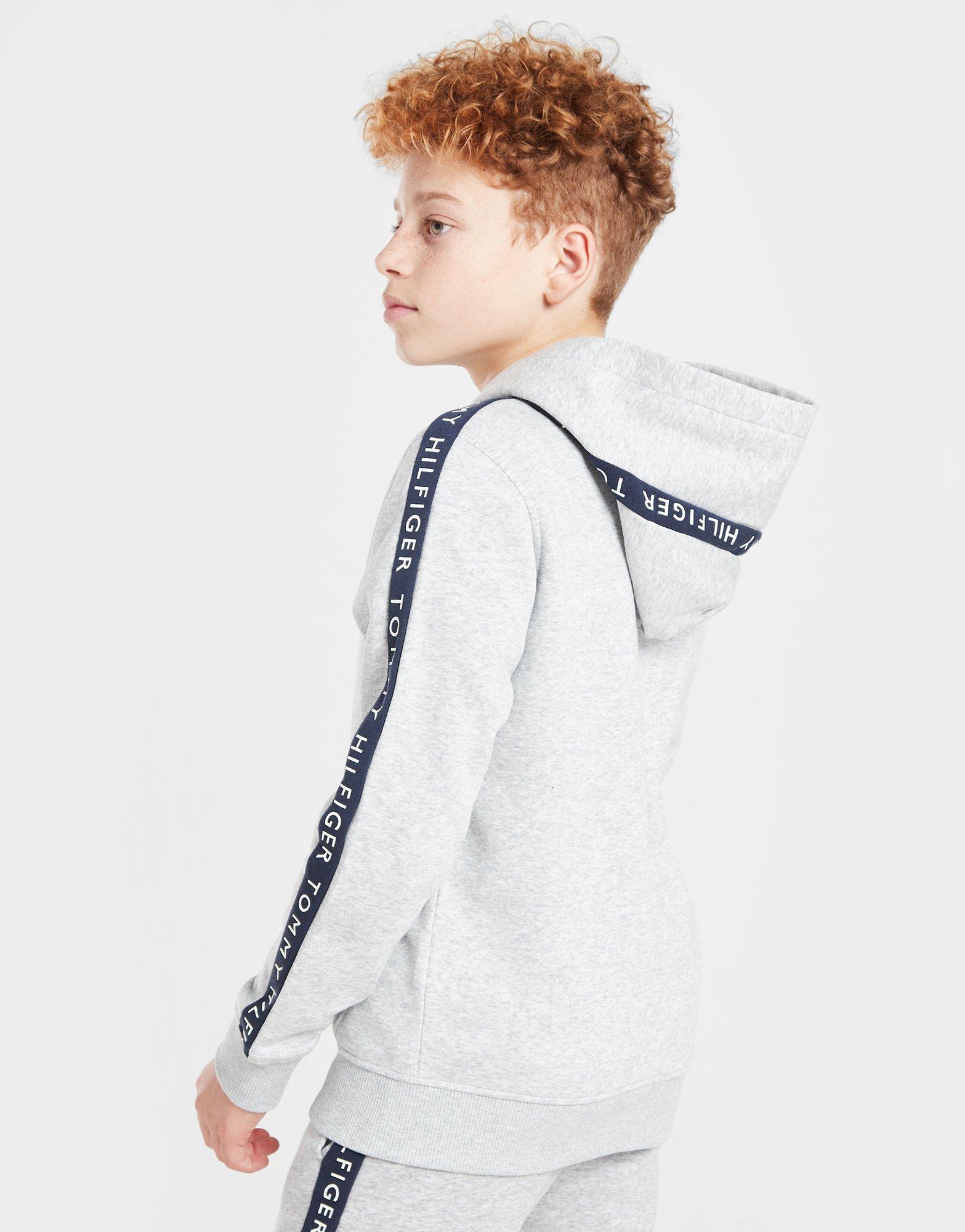 Tommy Hilfiger Tape Zip Hoodie Junior