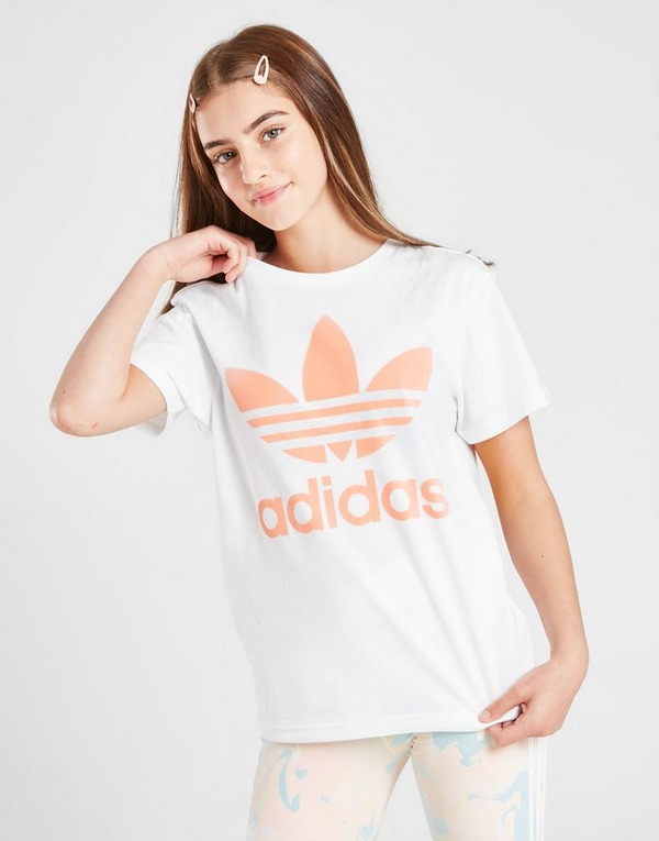 adidas Originals Girls' Trefoil Boyfriend T-Shirt Junior