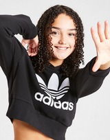 adidas Originals Girls' Trefoil Overhead Hoodie Junior