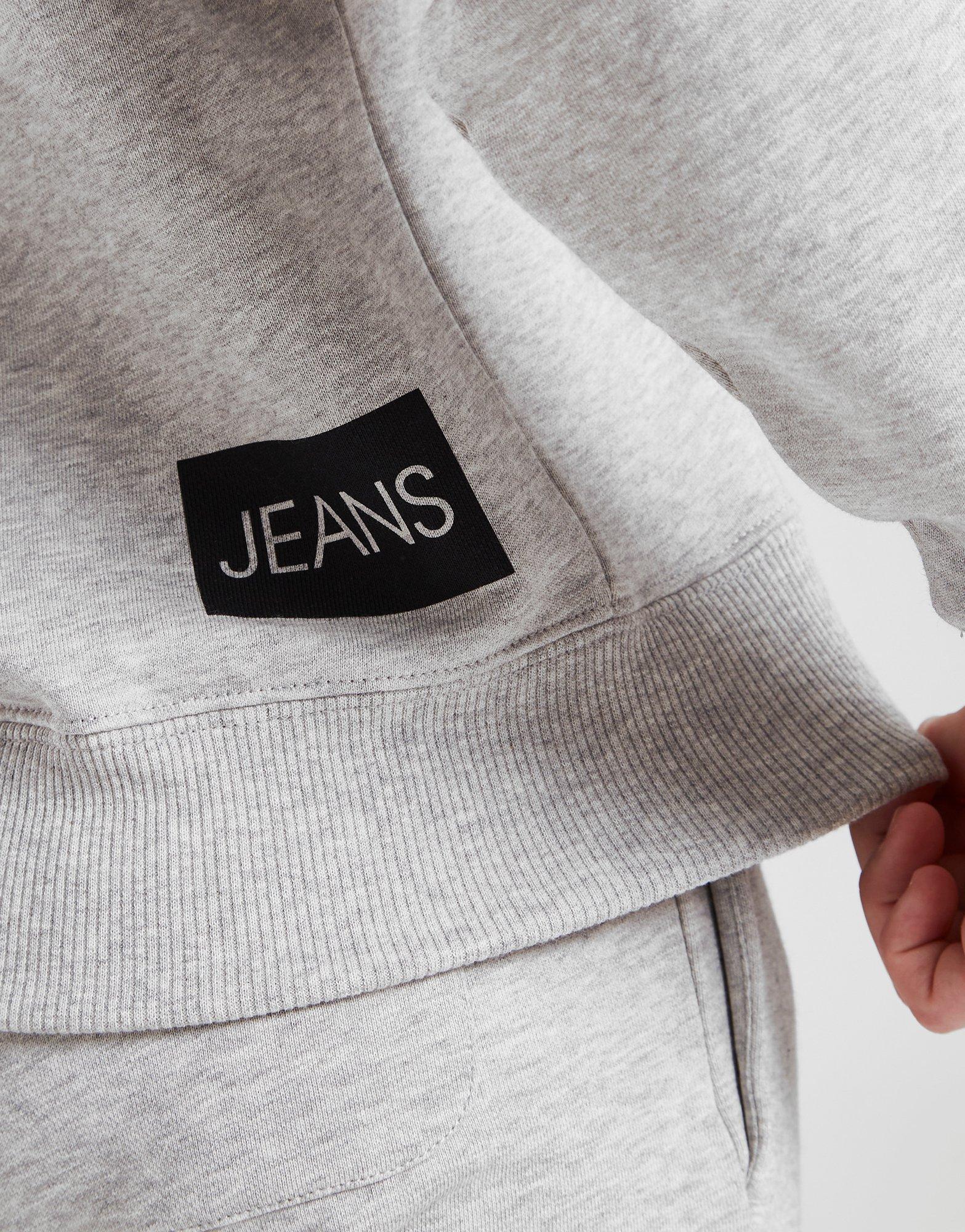 Calvin Klein Girls' Boxy Logo Cropped Hoodie Junior