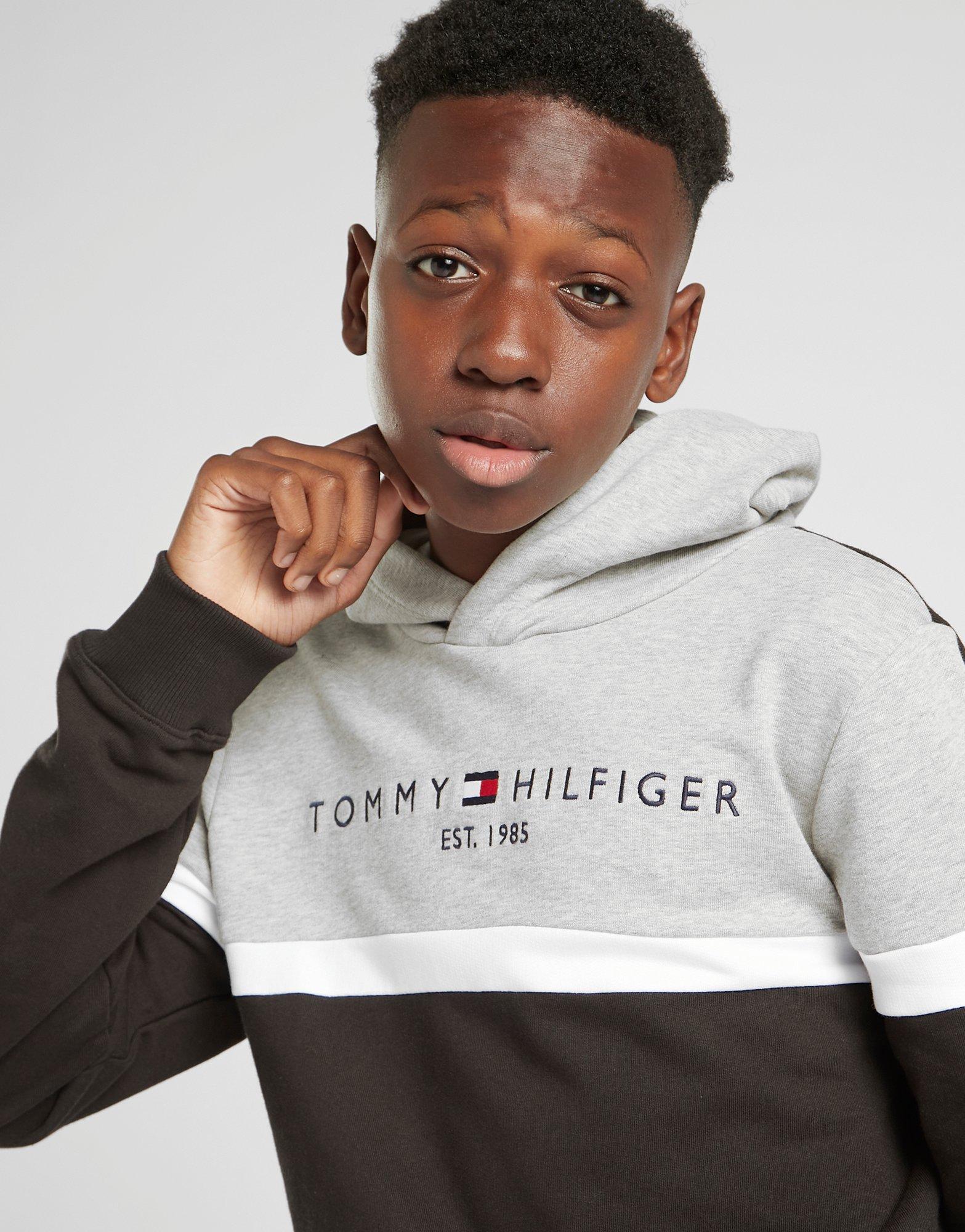 Tommy Hilfiger Colour Block Essential Hooded Tracksuit Junior