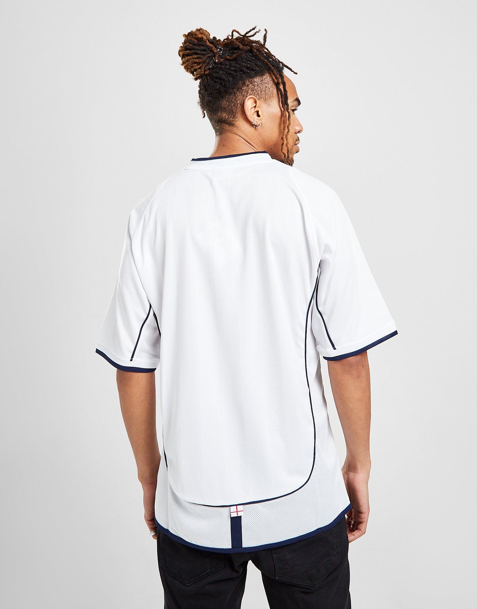 Score Draw England 2002 Home Retro Shirt