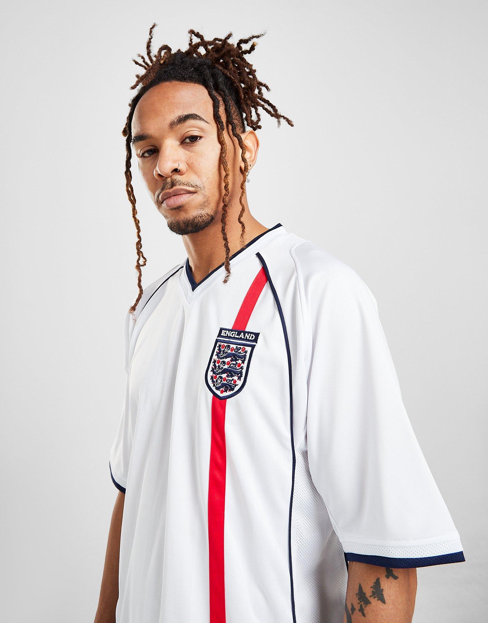 Score Draw England 2002 Home Retro Shirt