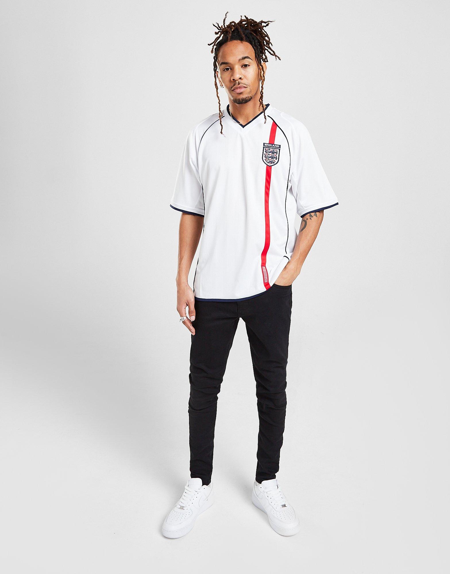 Score Draw England 2002 Home Retro Shirt