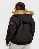 Supply & Demand Plus Size Fur Hood Bomber Jacket
