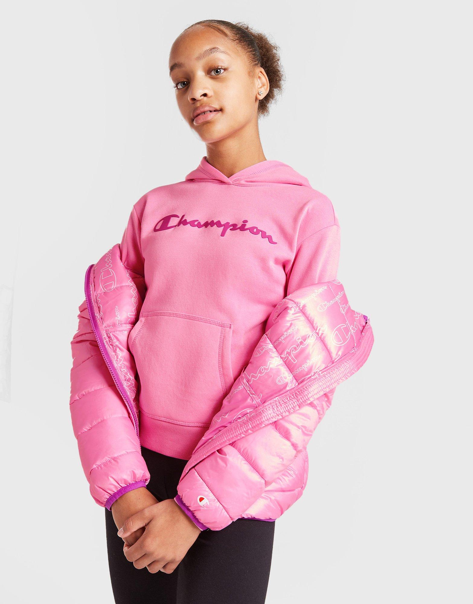 Champion Girls' Logo Overhead Hoodie Junior