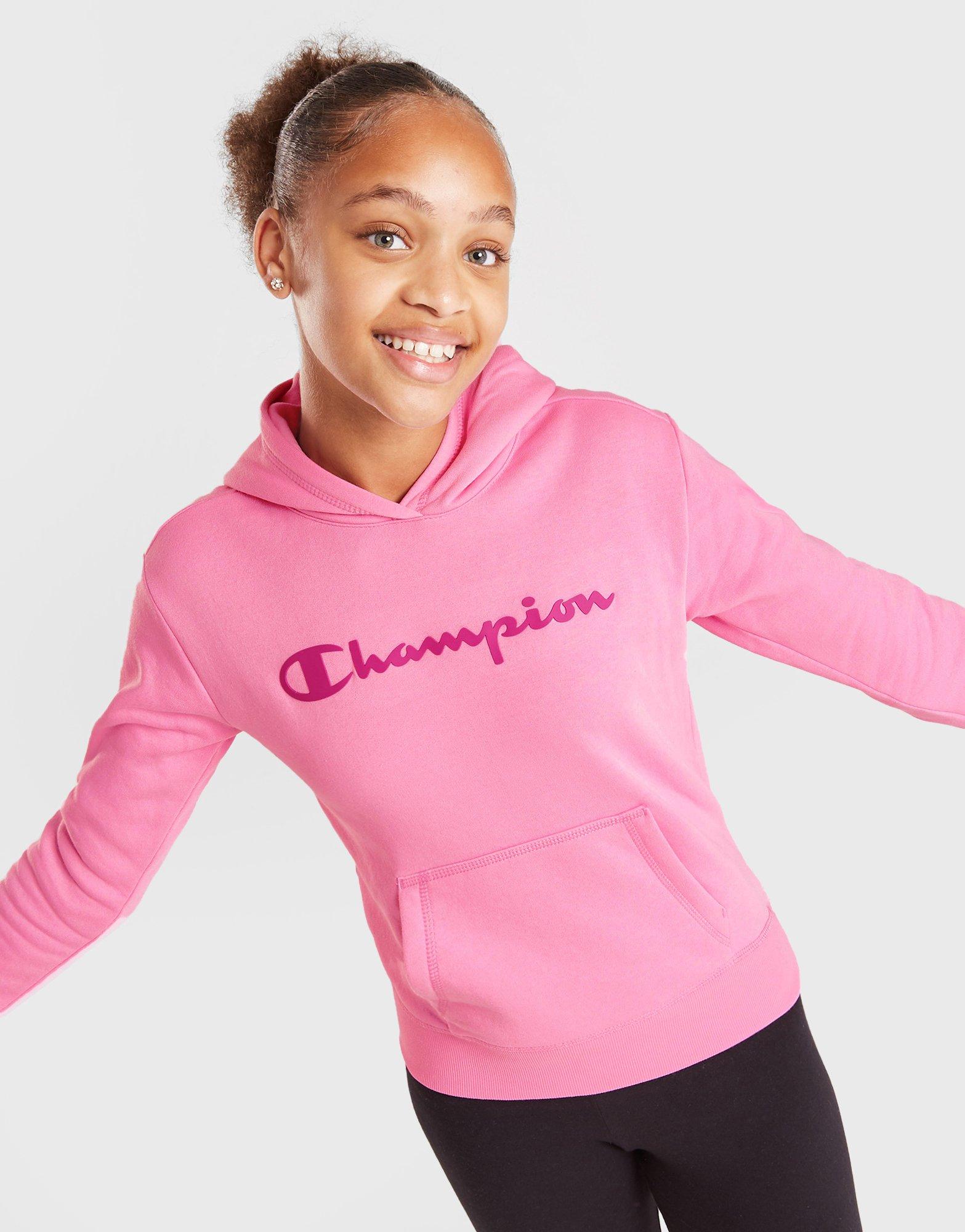 Champion Girls' Logo Overhead Hoodie Junior