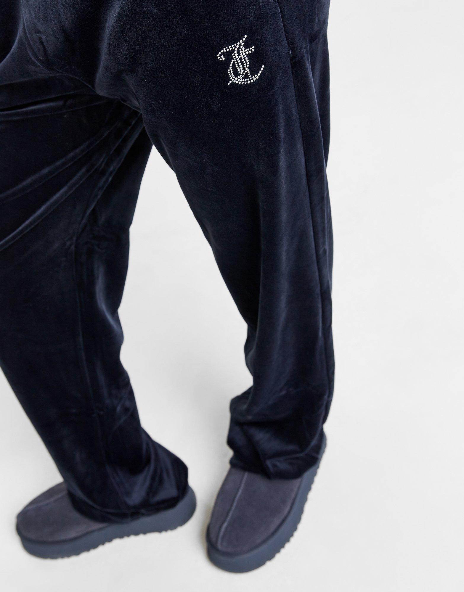 Juicy Couture co-ord velour track pants in ice blue