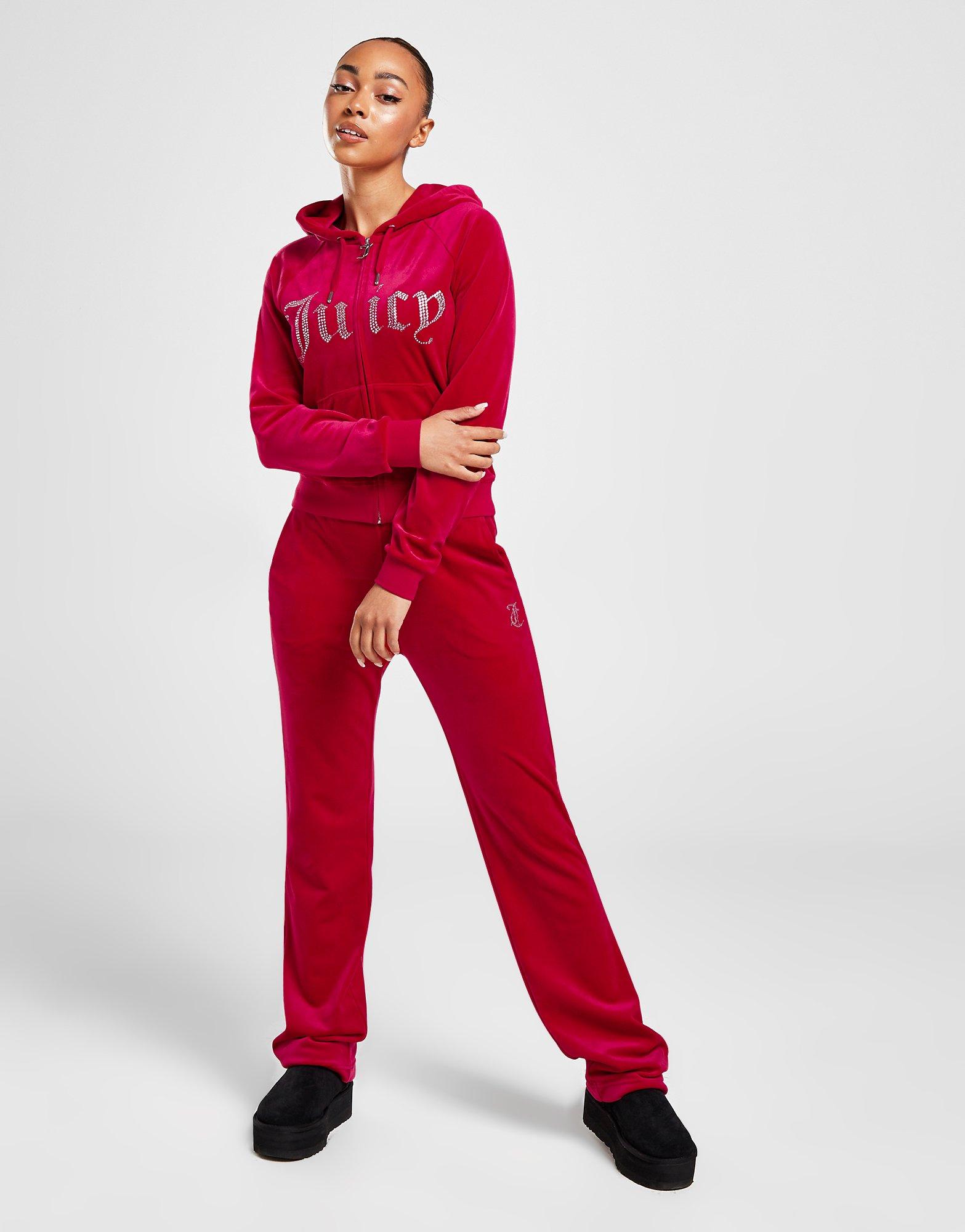 Red juicy couture store sweatsuit