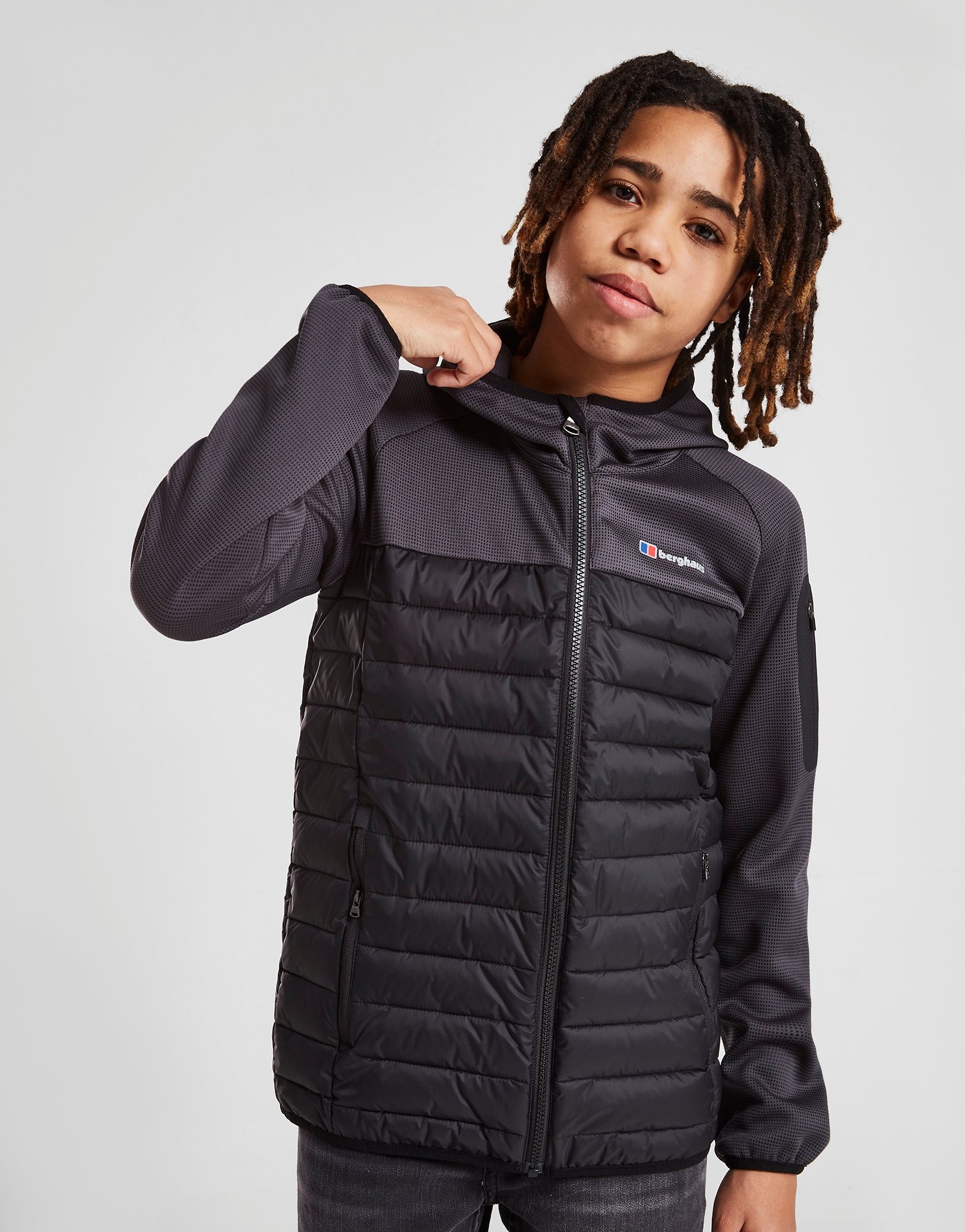 Zwart Berghaus Hybrid Jacket Junior JD Sports