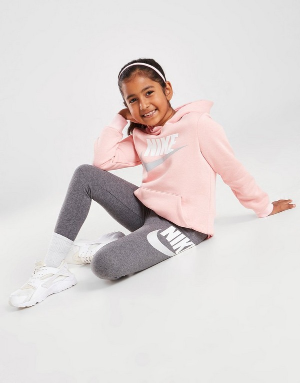 Pink Nike Girls' Overhead Hoodie/Leggings Set Children - JD Sports