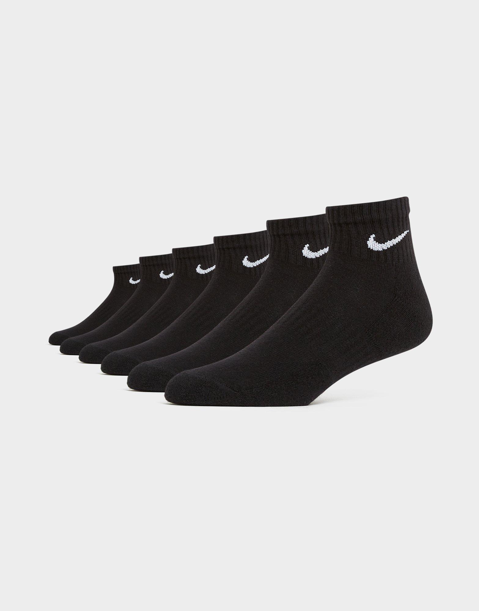 Nike white 6 pack trainer socks