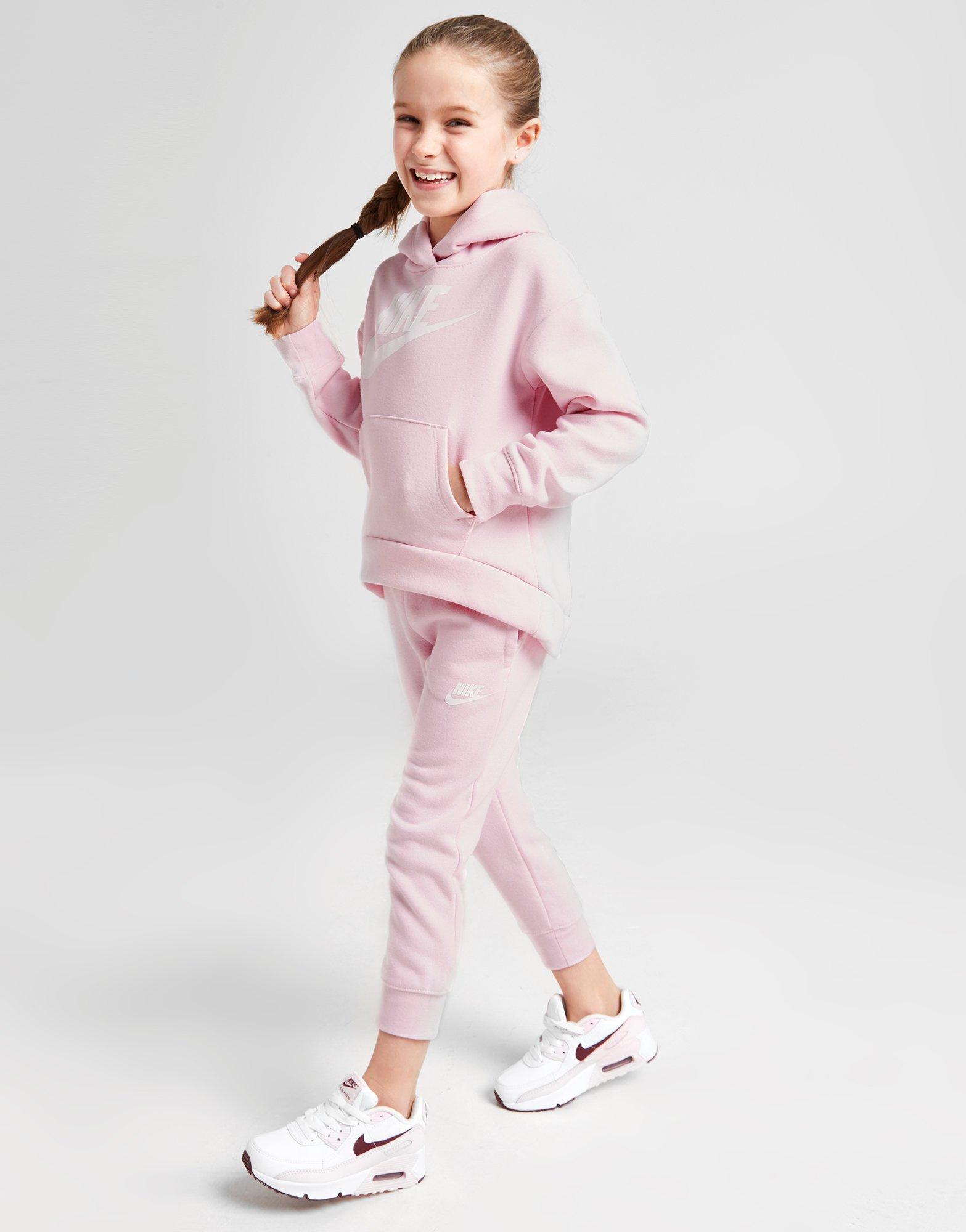 pink nike tracksuit kids