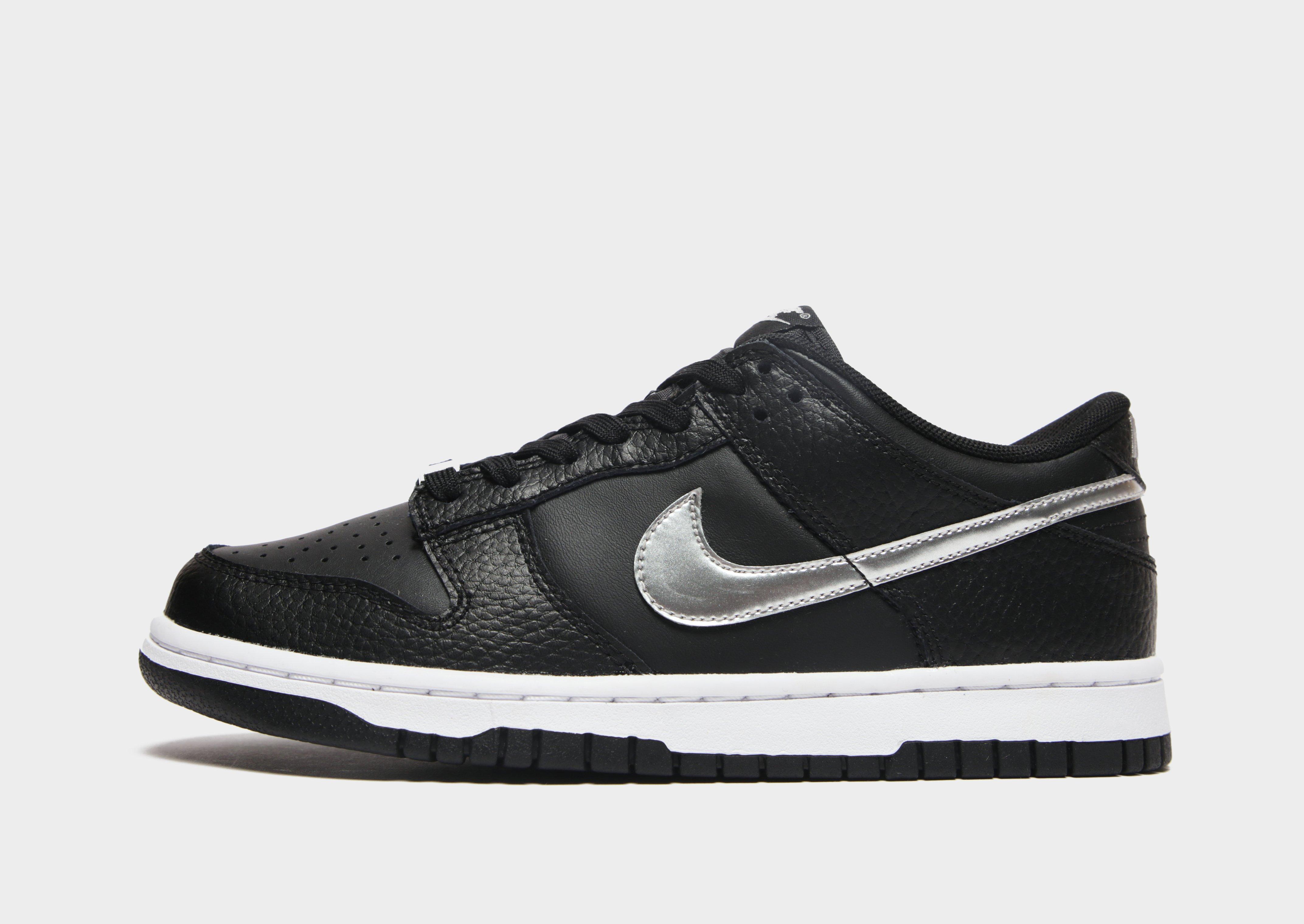 black and white dunks junior