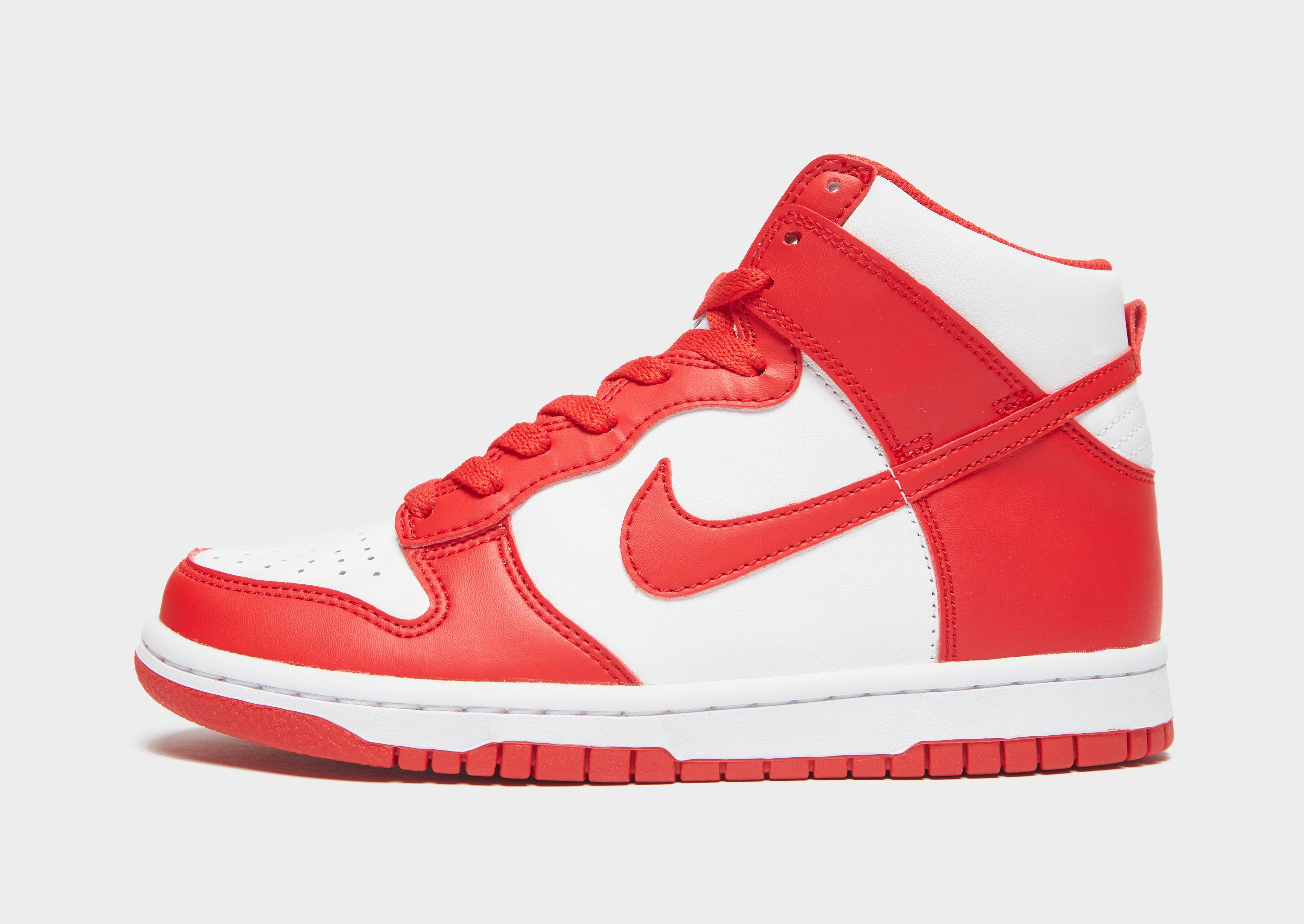 White Nike Dunk High Junior - JD Sports Singapore