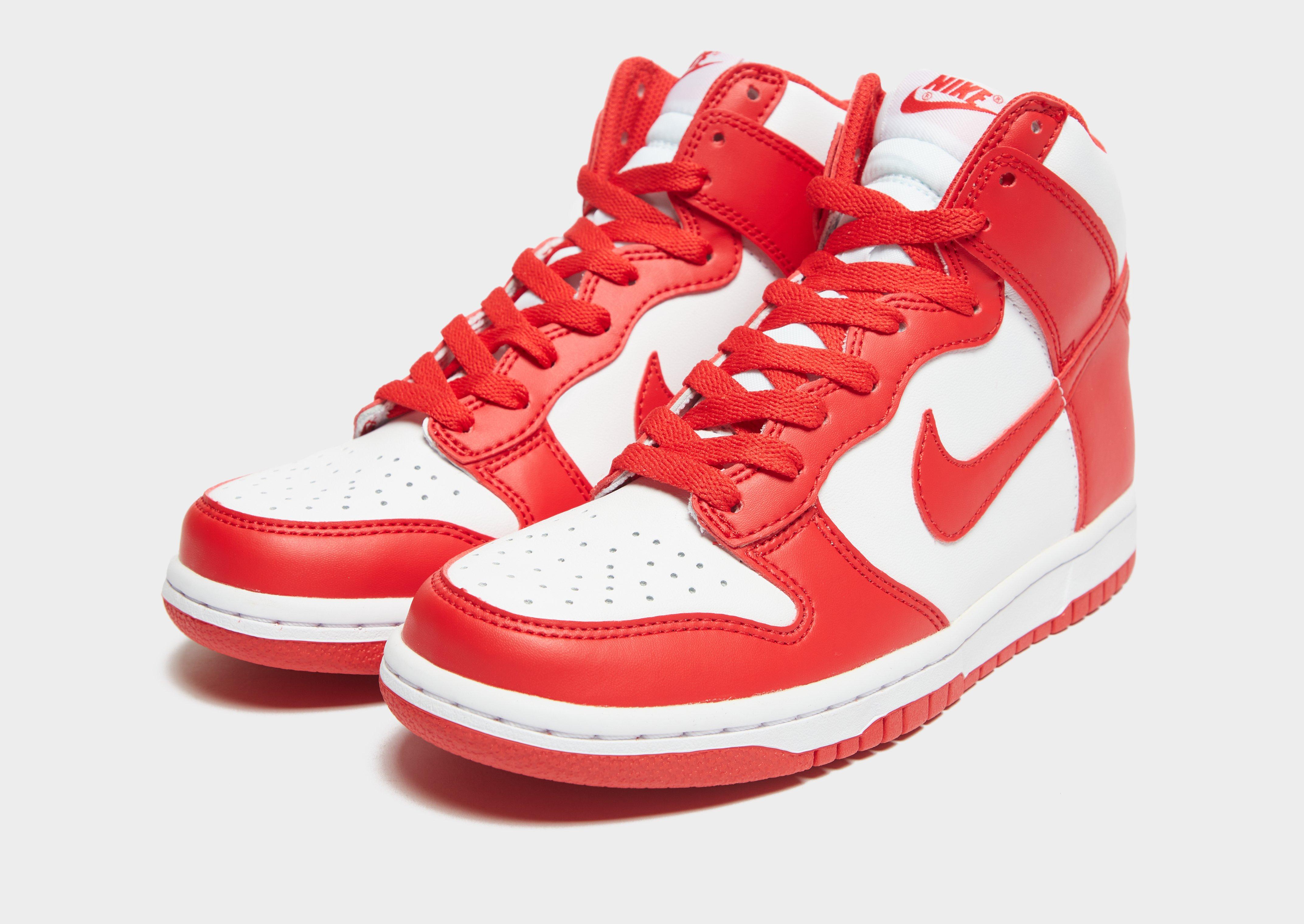 Nike dunk mujer rojas online