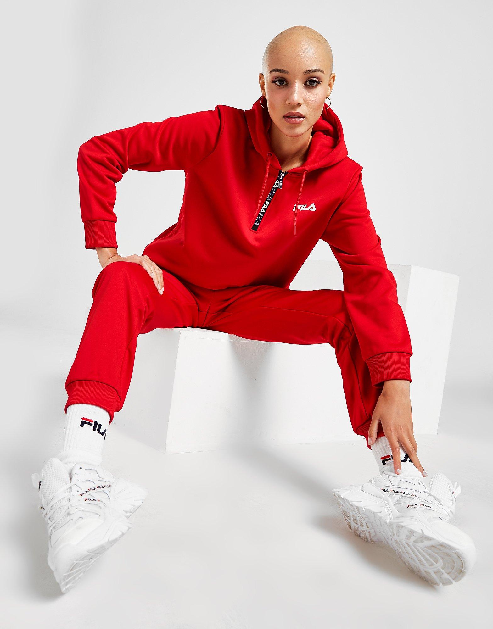 Fila Poly 1/4 Zip Hoodie