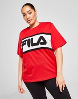 Fila Colour Block Plus Size Boyfriend T-Shirt