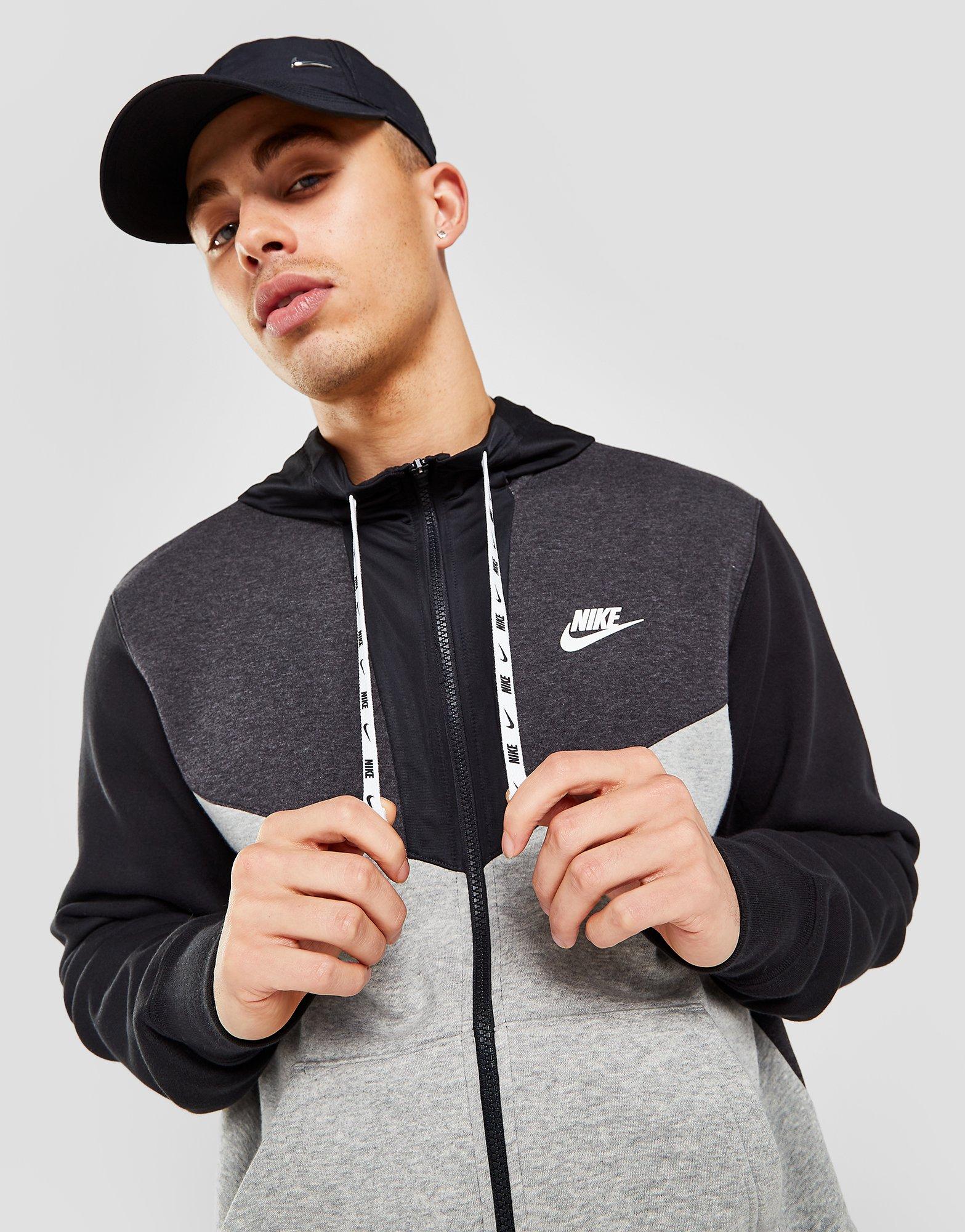 nike hybrid full zip hoodie