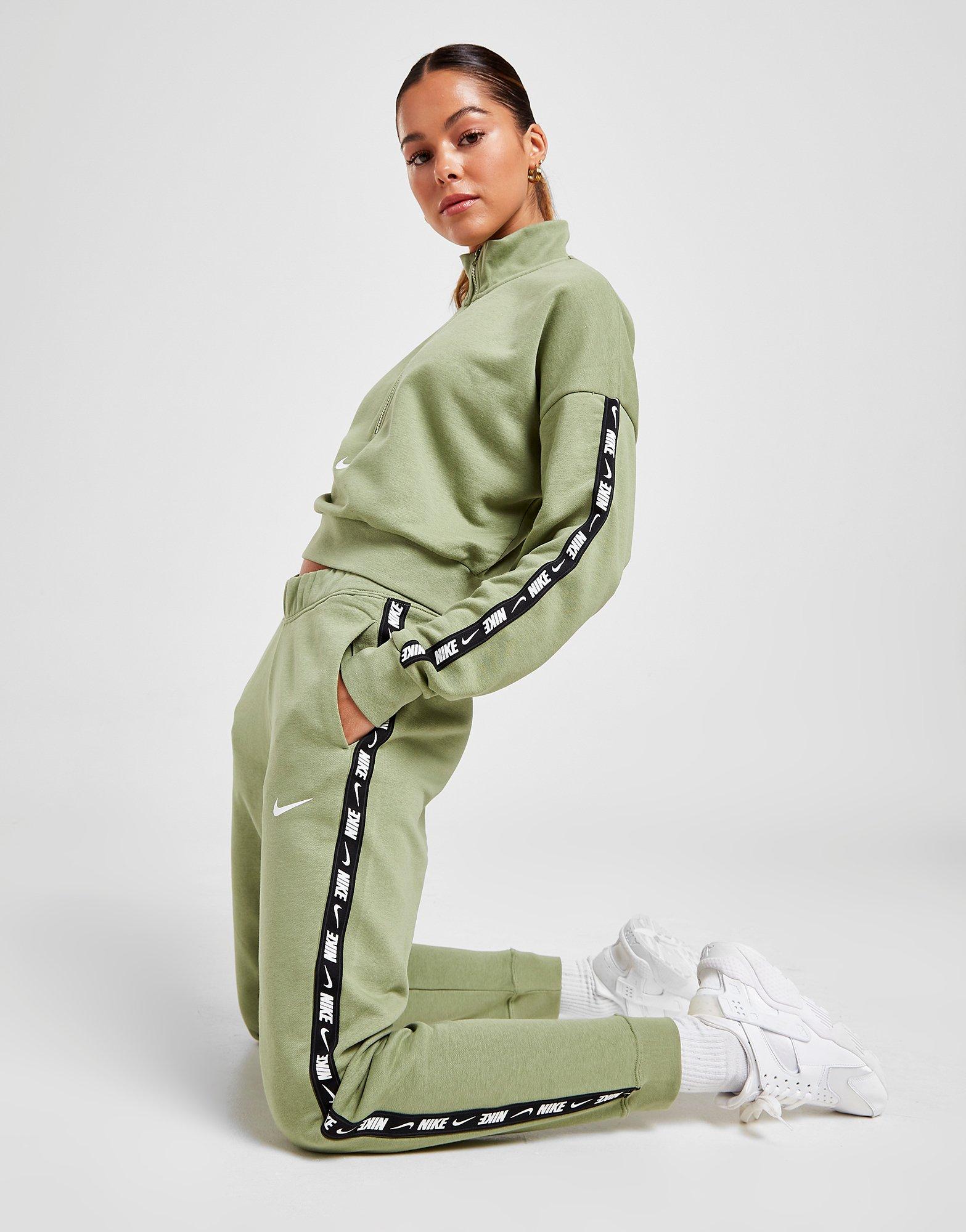 women's nike tape tracksuit