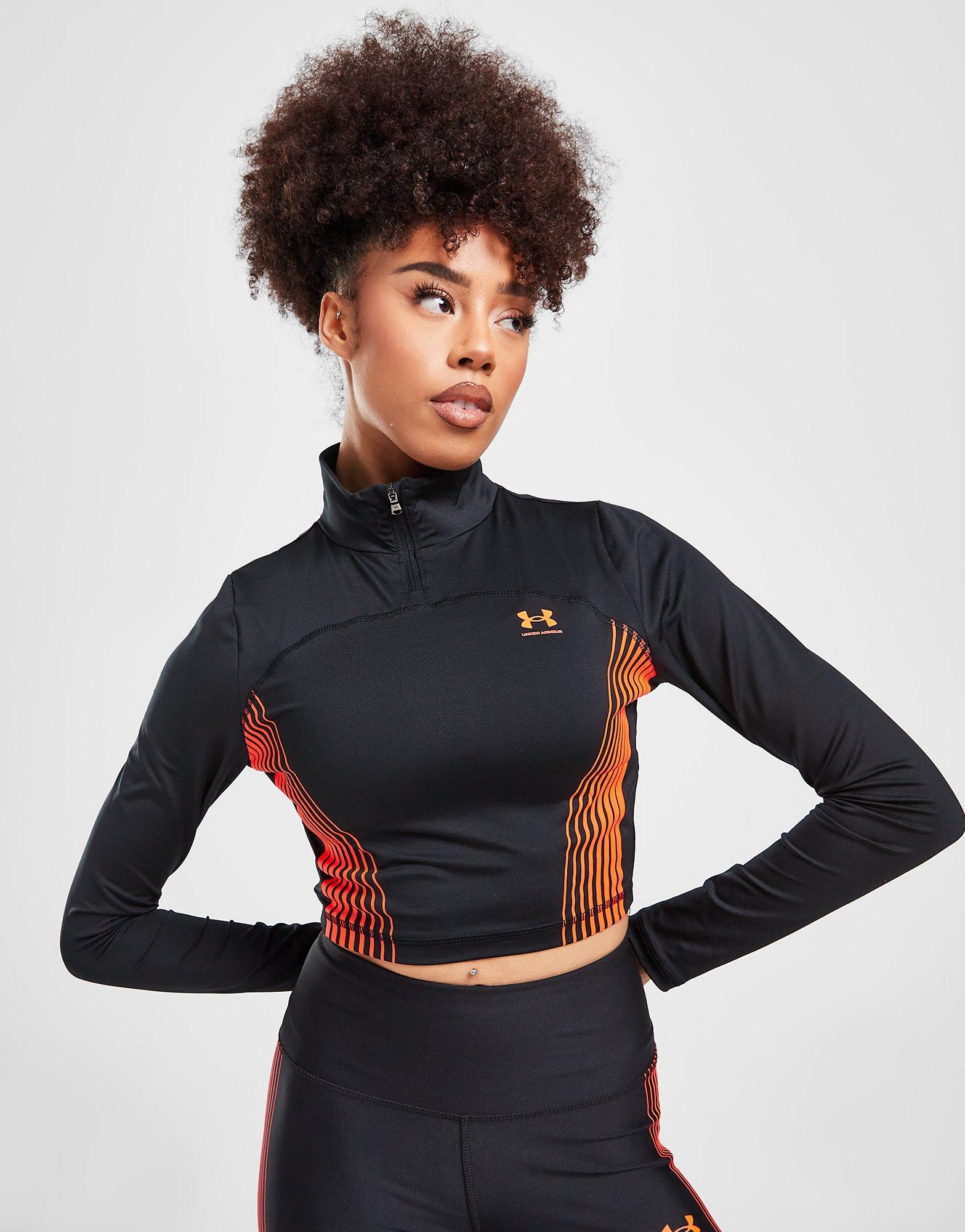 Under Armour HeatGear Crop 1/4 Zip Top