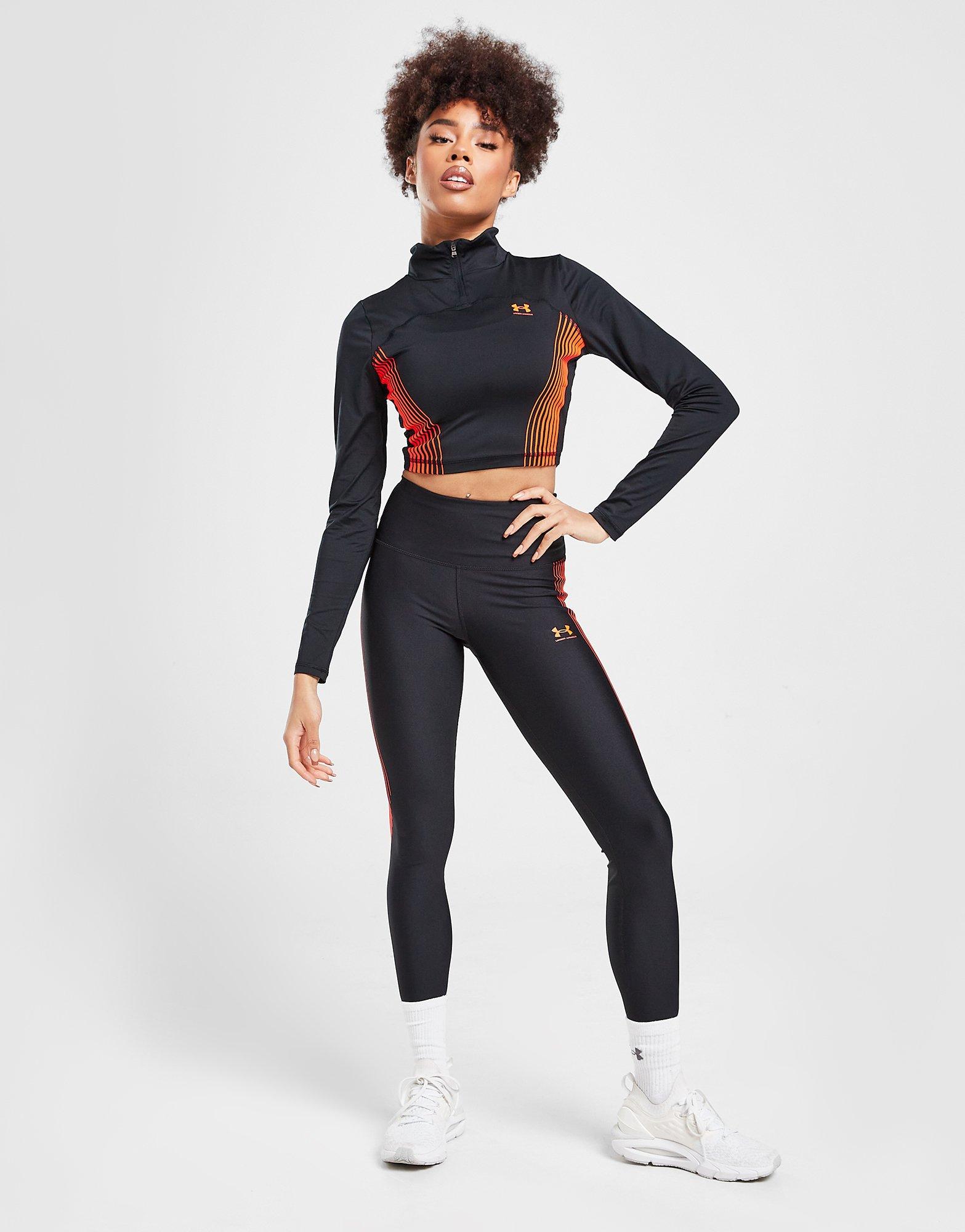 Under Armour HeatGear Crop 1/4 Zip Top