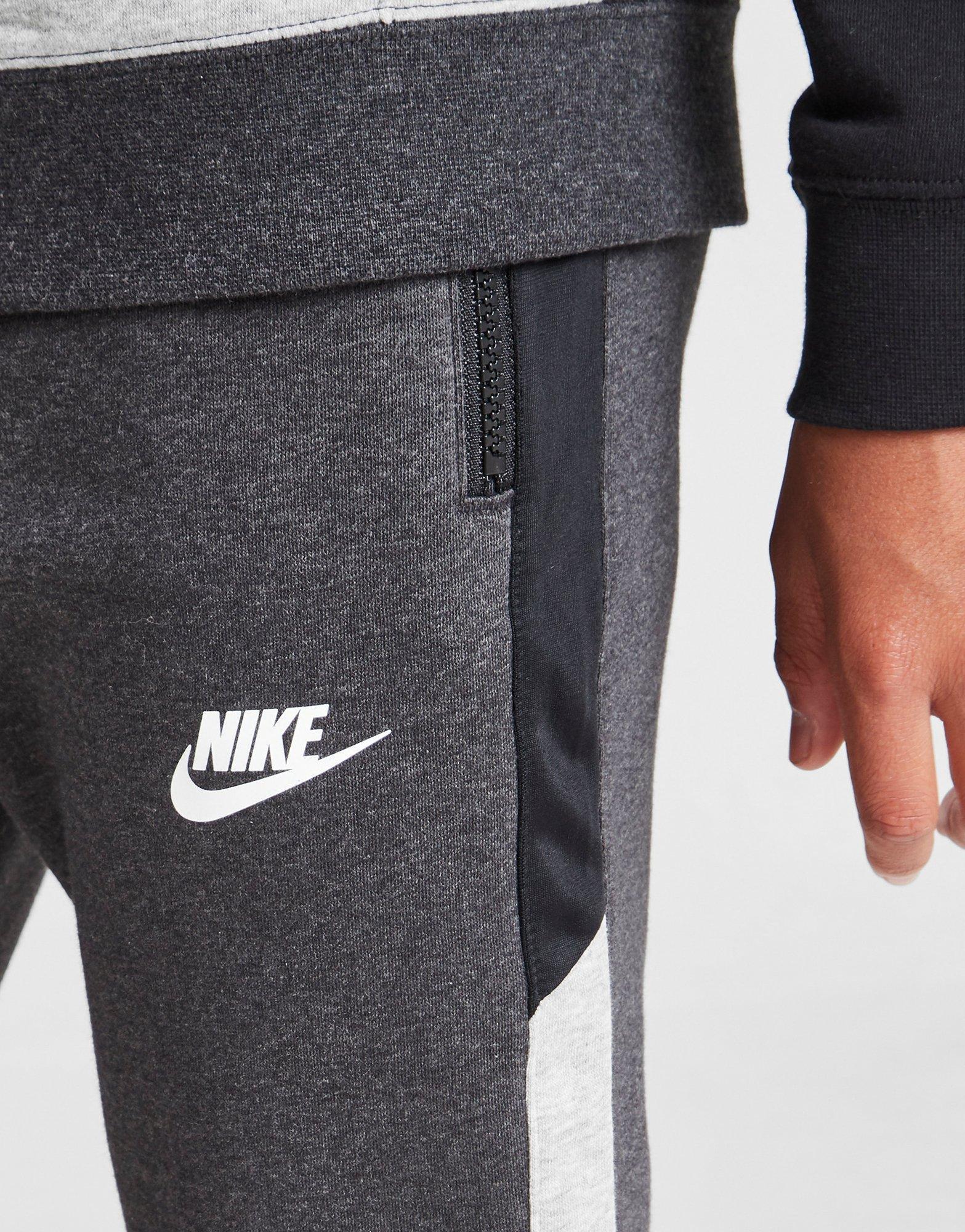 Nike Hybrid Fleece Stripe Joggers Junior