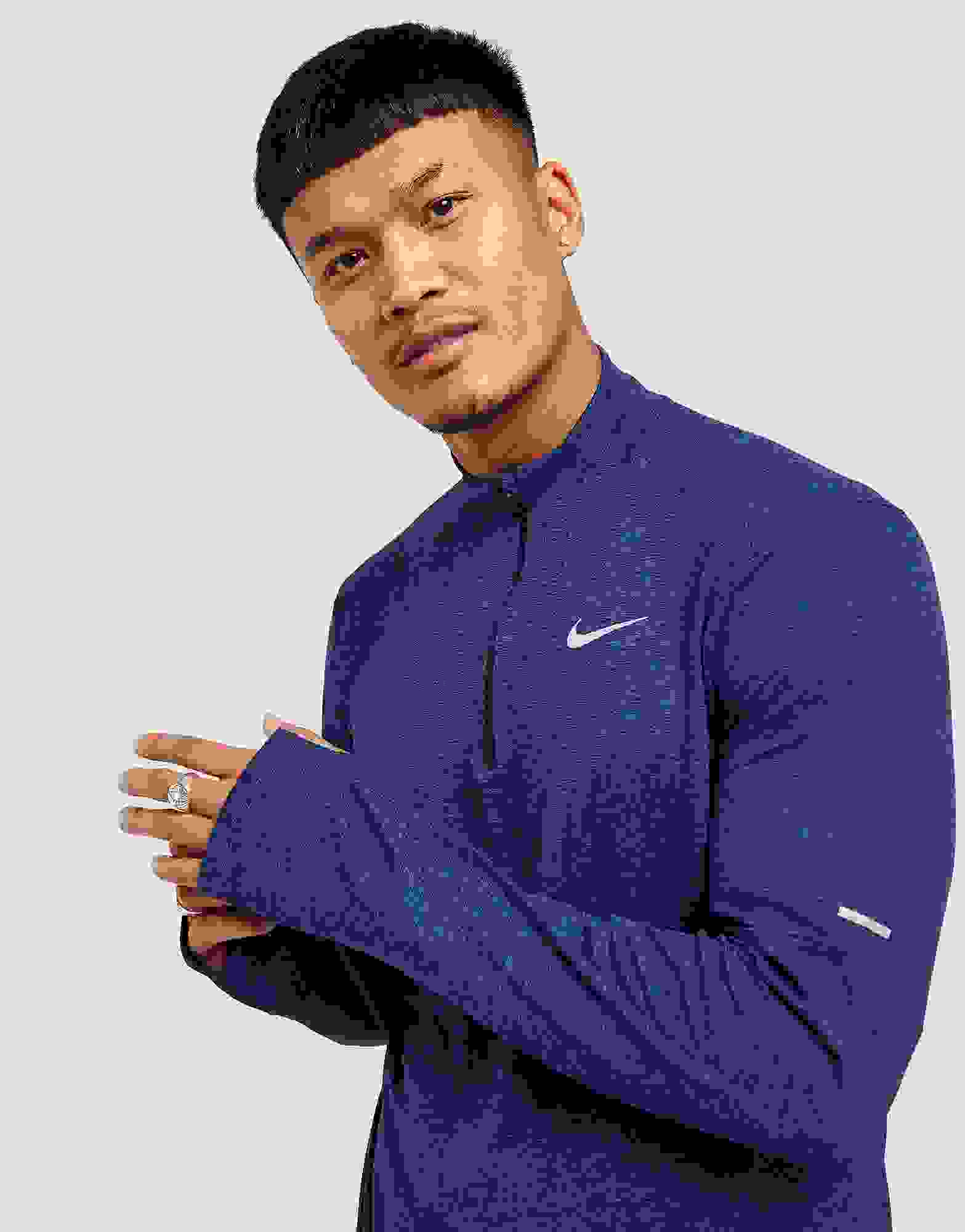 希少》NIKE☆スポーツウェア L ブルー DRI-FIT - トップス