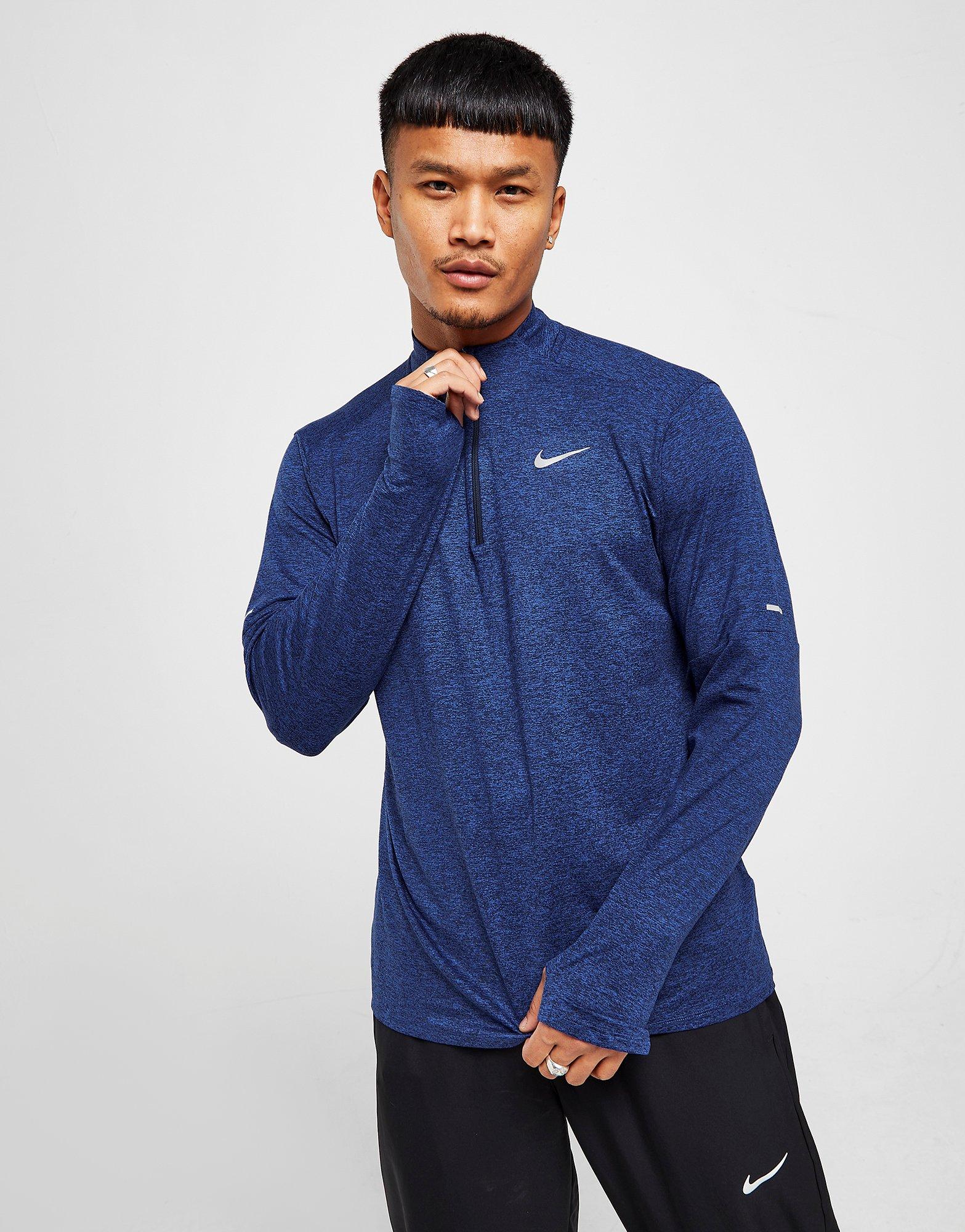 Blue Nike Element Dri-FIT 1/2 Zip Running Top - JD Sports Global