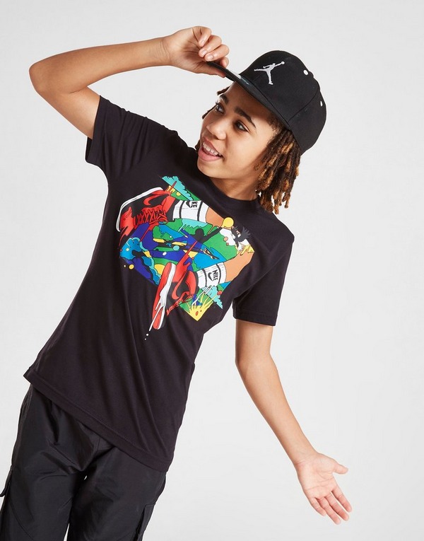 moderat Kirsebær 945 Sort Jordan Michael Jordan DNA Jumpman T-Shirt Junior | JD Sports