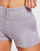 Pink Soda Sport Lace Up Shorts