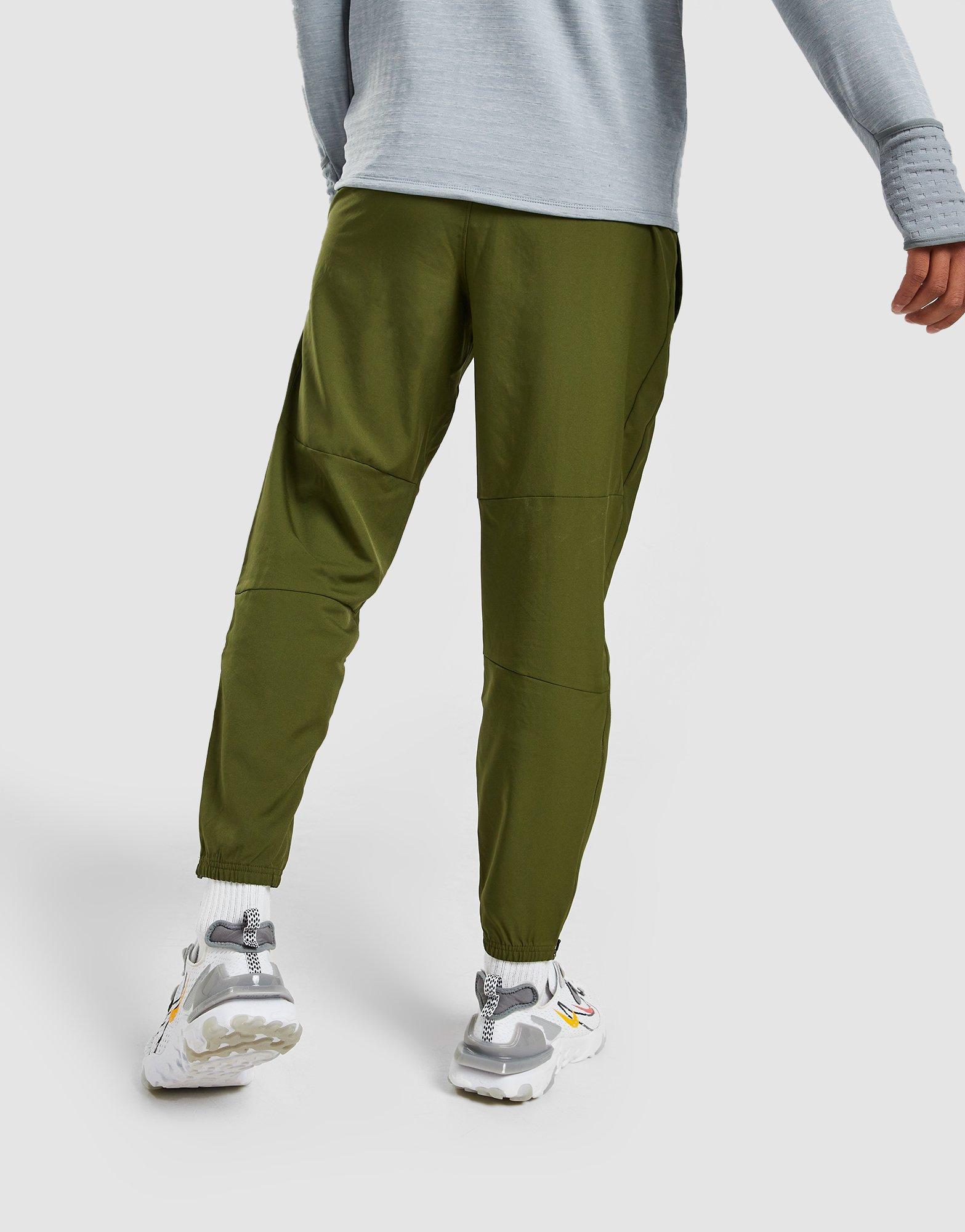 olive green nike track pants