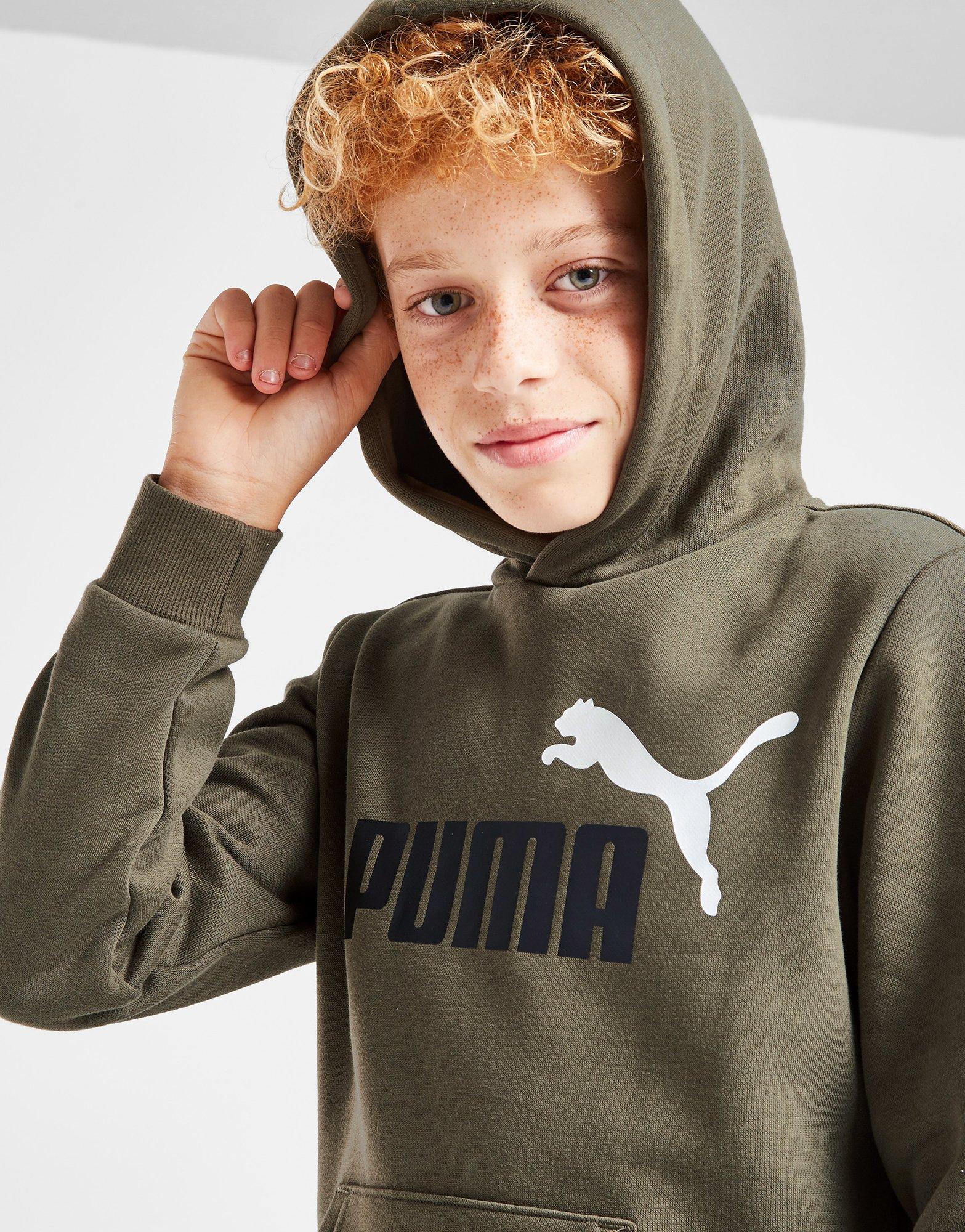 Puma core logo crew sweatshirt junior hotsell